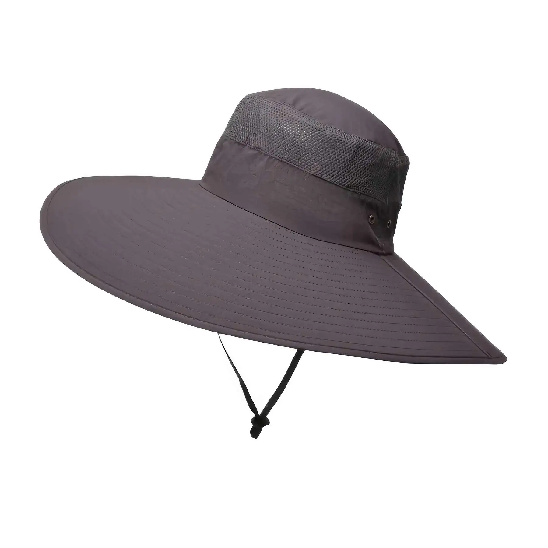 Oversize Wide Brim Sun Hat - Image 2