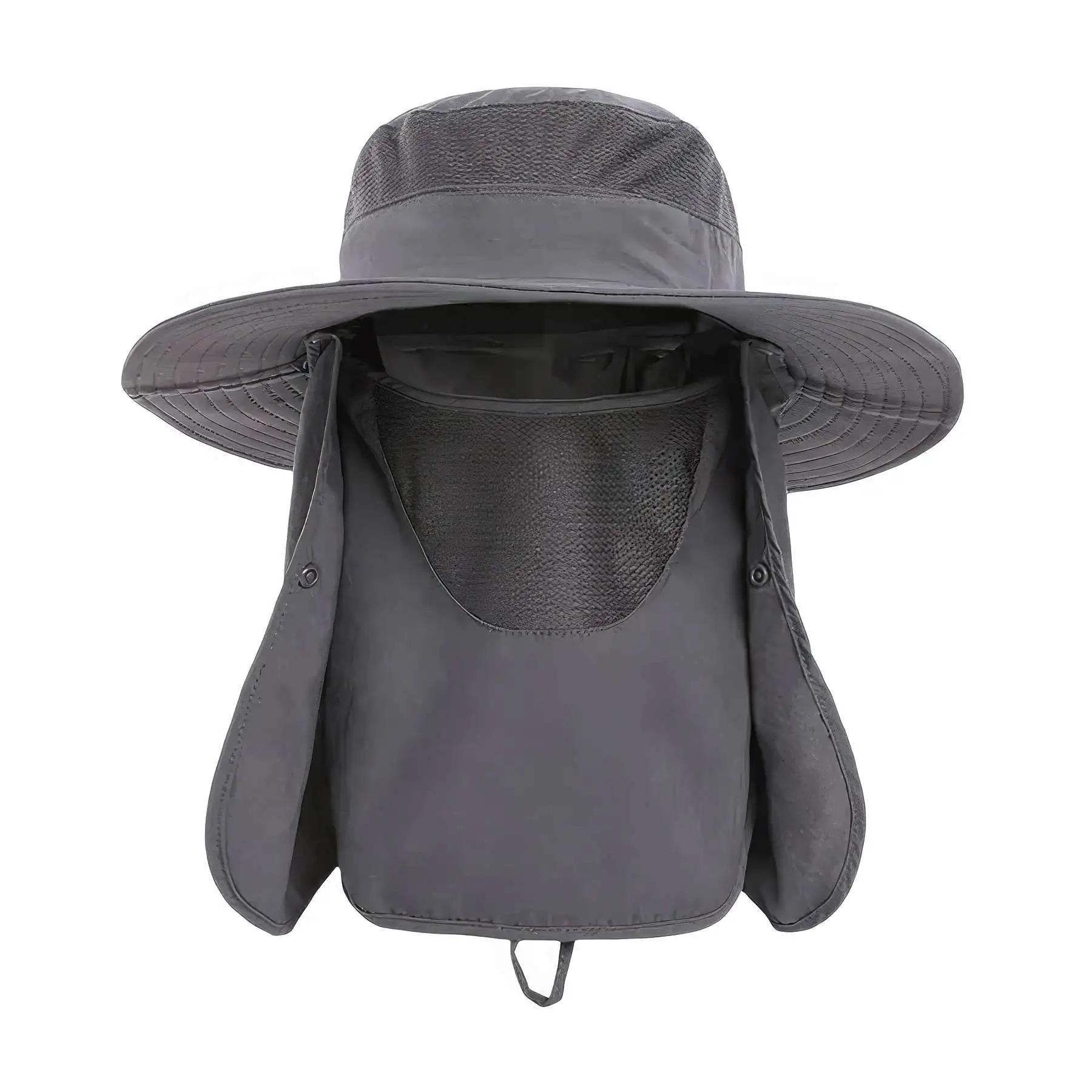 Protection Sun Caps With Mesh Mask And Neck Flap - Image 2