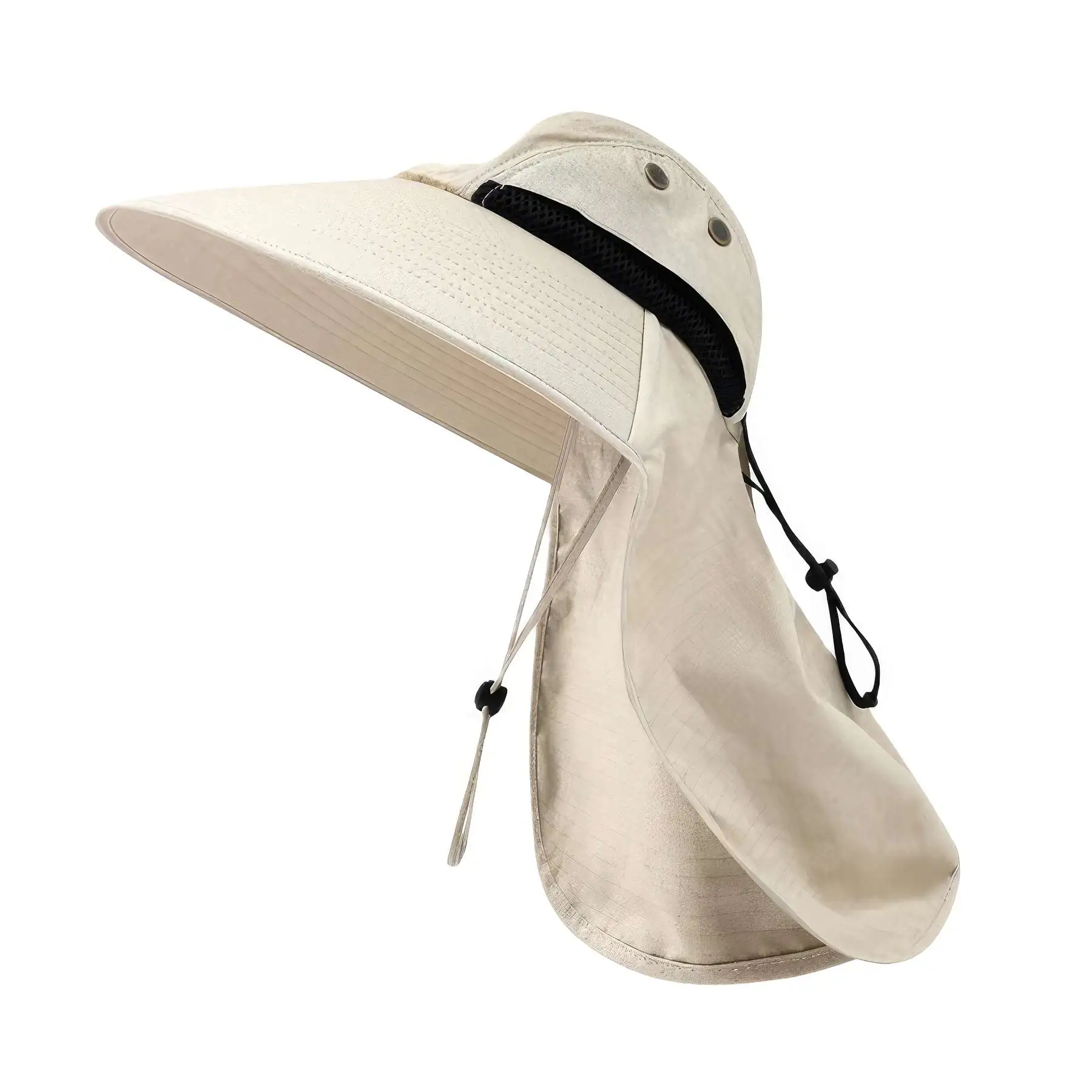 Protection Sun Caps With Large Neck Flap - Image 2