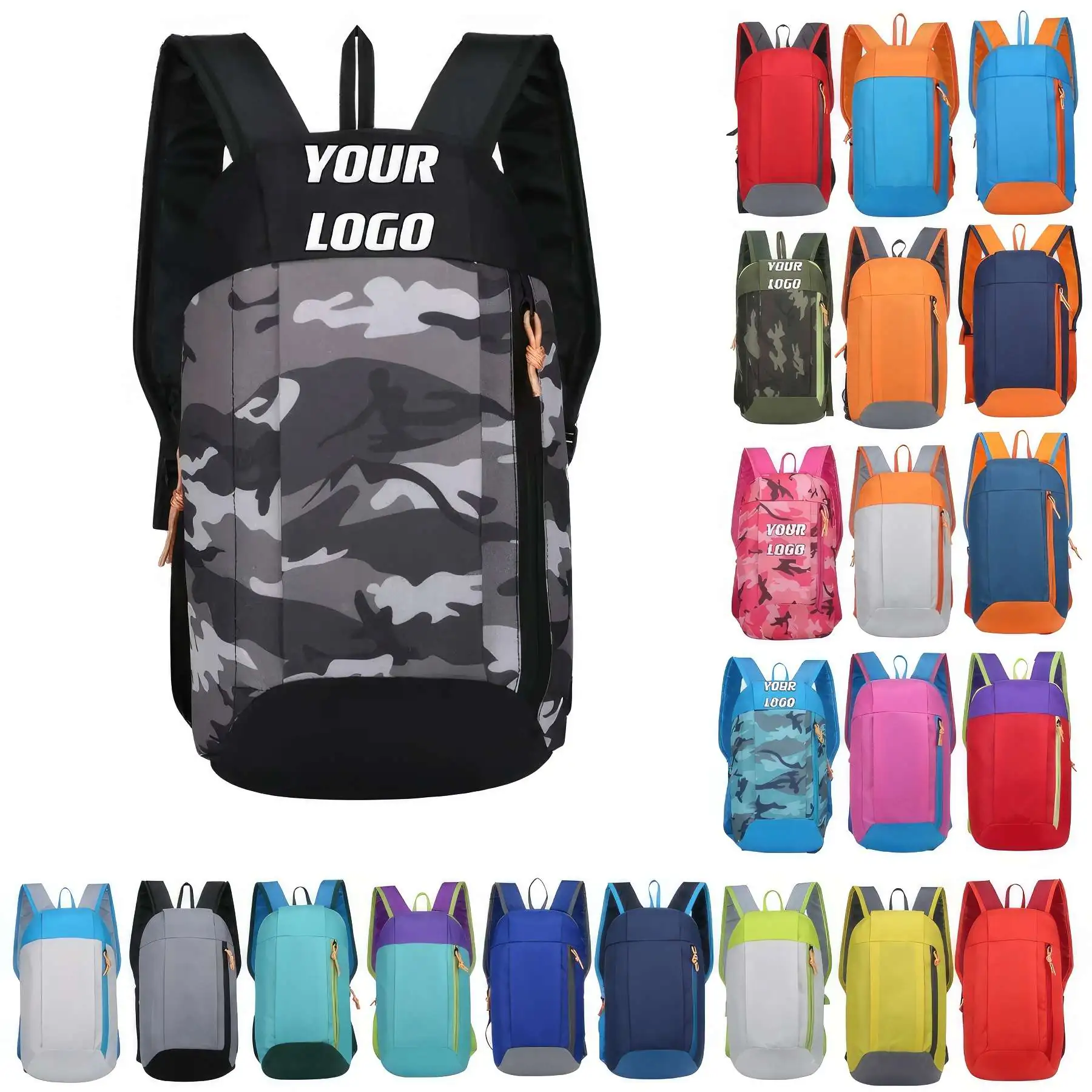 Camouflage Lightweight Outdoor Backpack