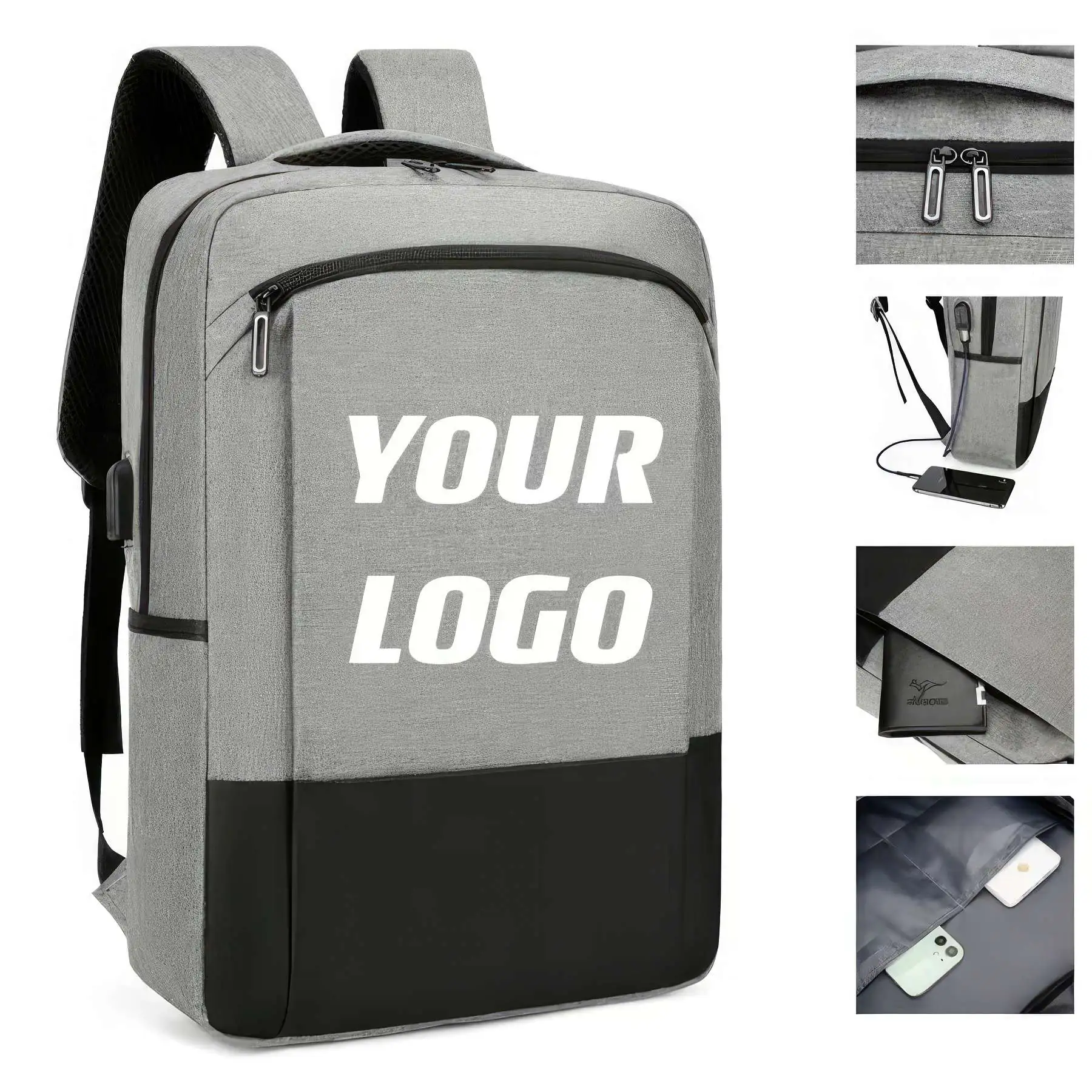 Customizable 15.6 Inch Business Laptop Backpack