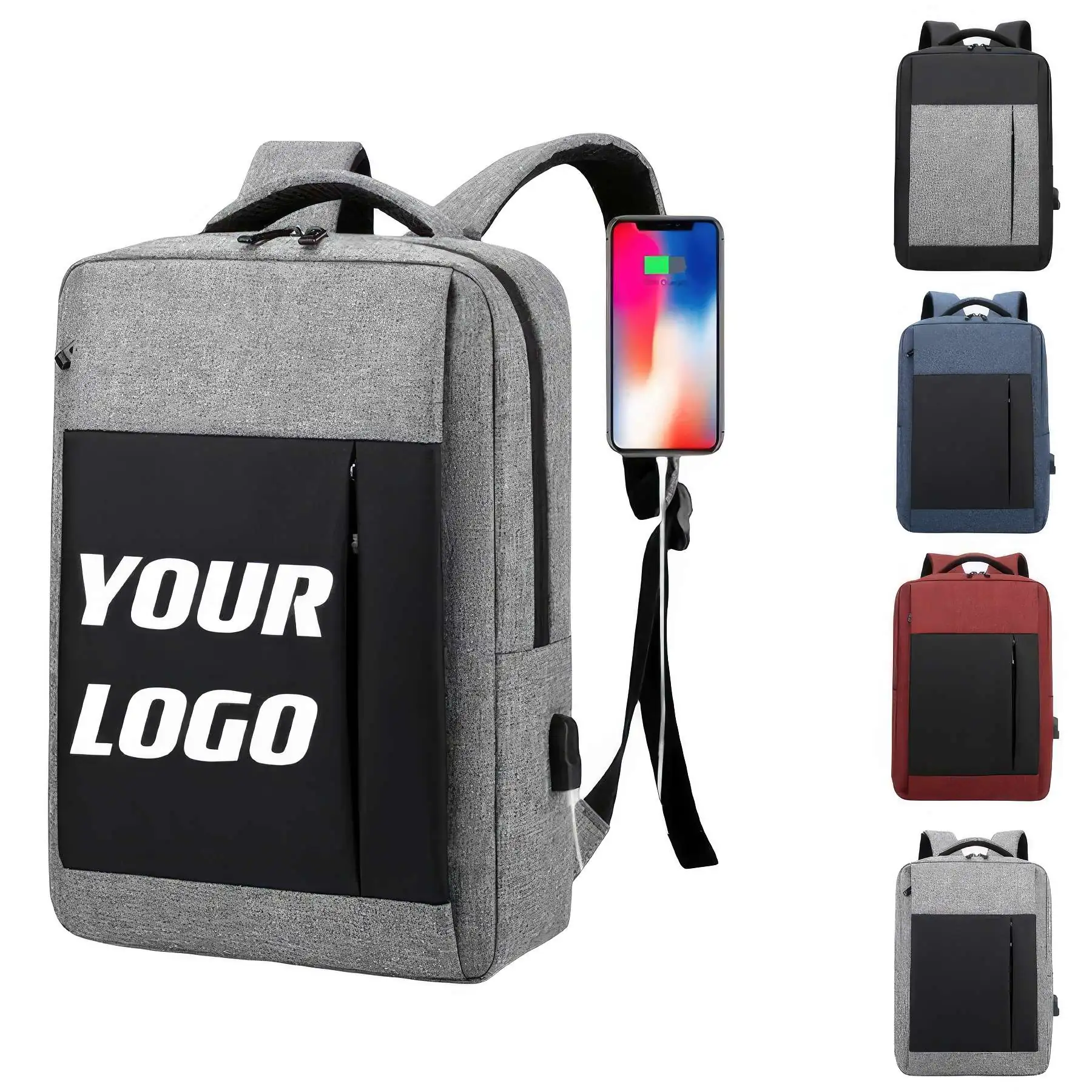 Business Laptop Backpack / Water Resistant Bookba