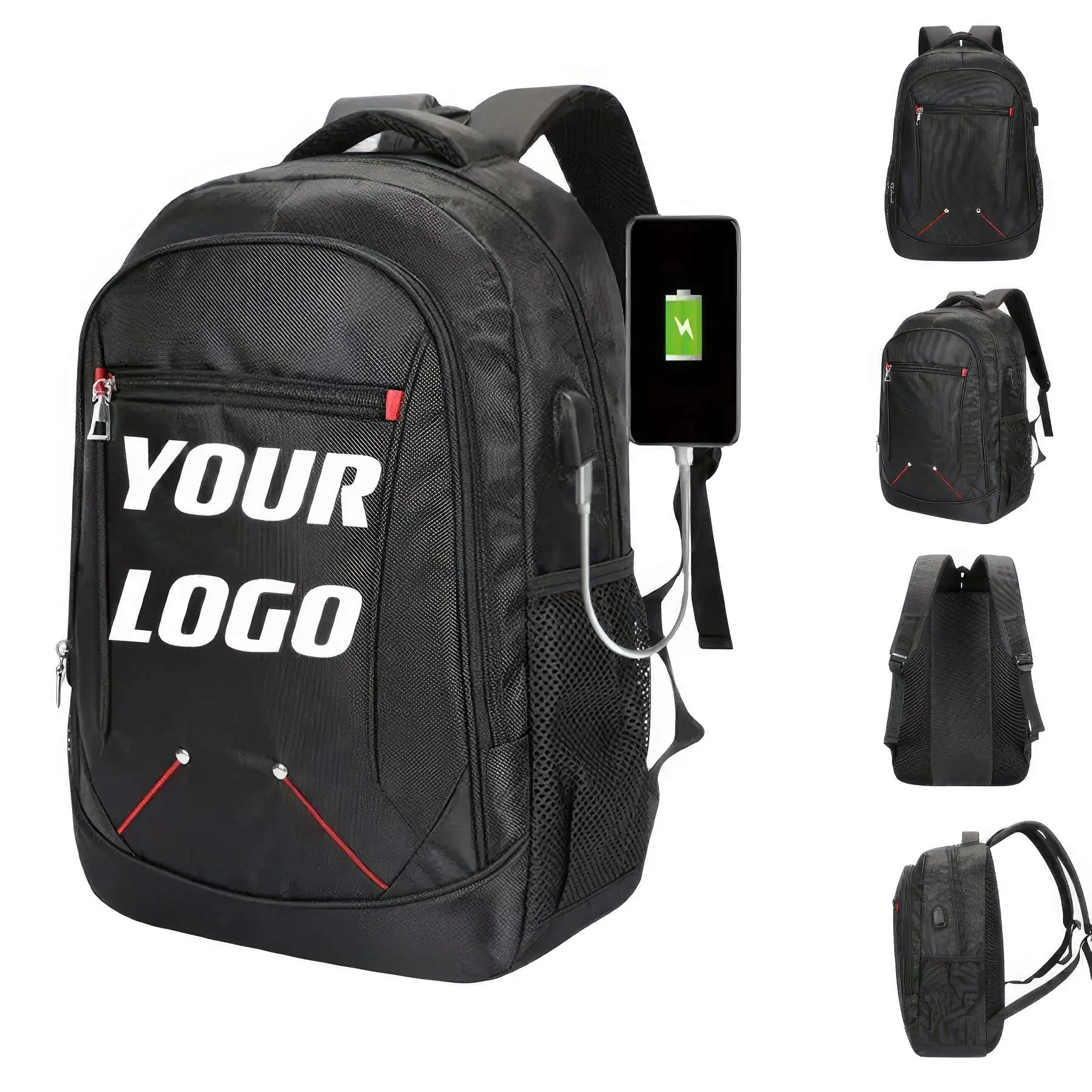 Large Travel Backpack With USB Charging Port