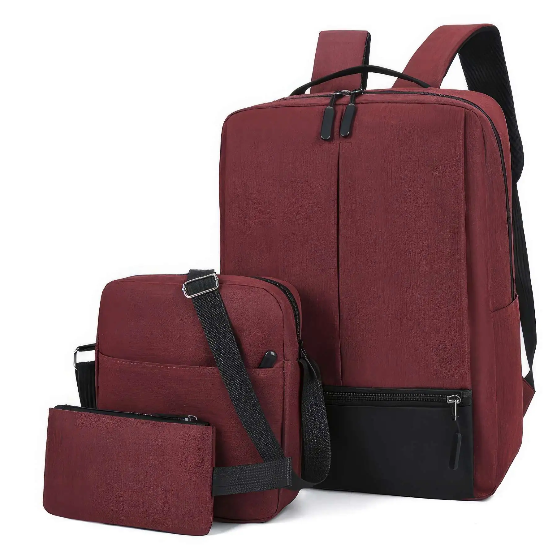 Three-Piece Casual Business Laptop Backpack - Image 2