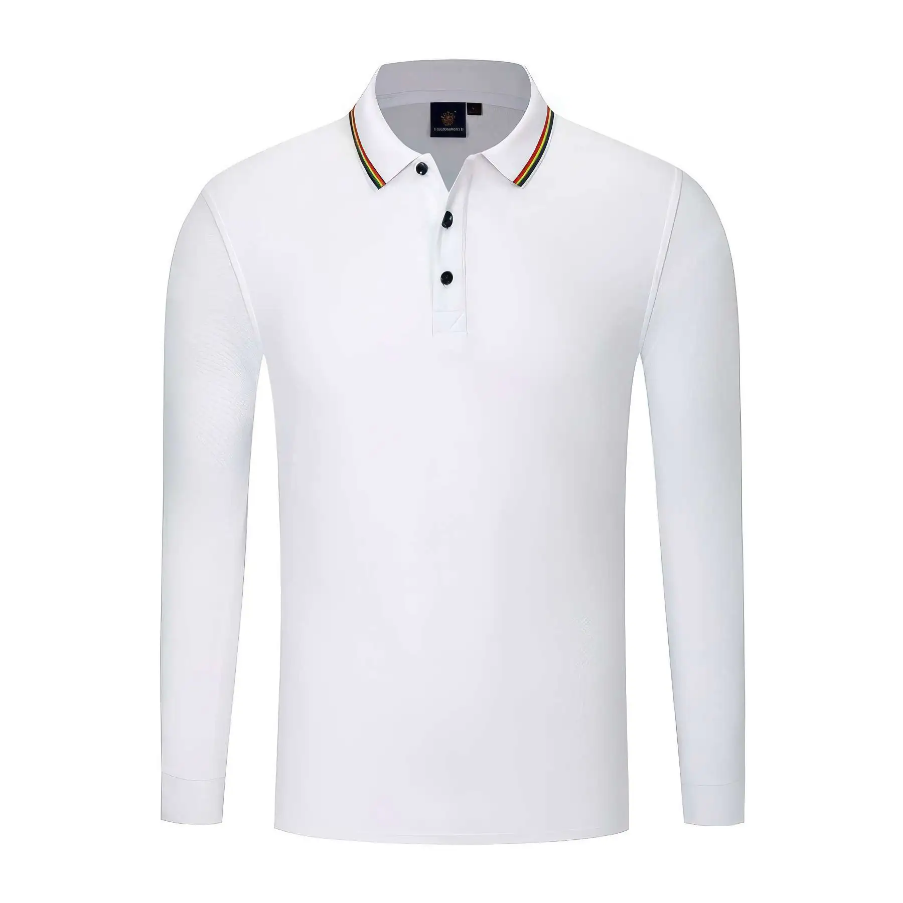Long-Sleeve Polo Shirts Sweatshirt Tops Blouse Work Uniform - Image 2
