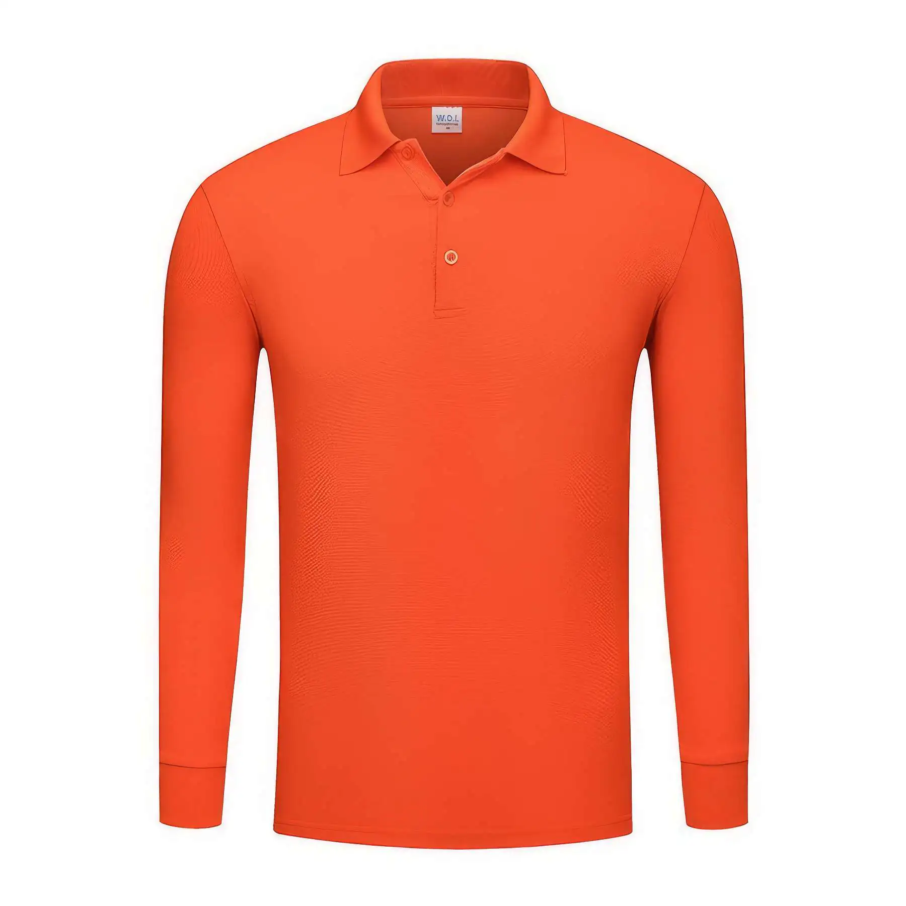 Long-Sleeve Polo Shirts Sweatshirt Tops Pullover - Image 2