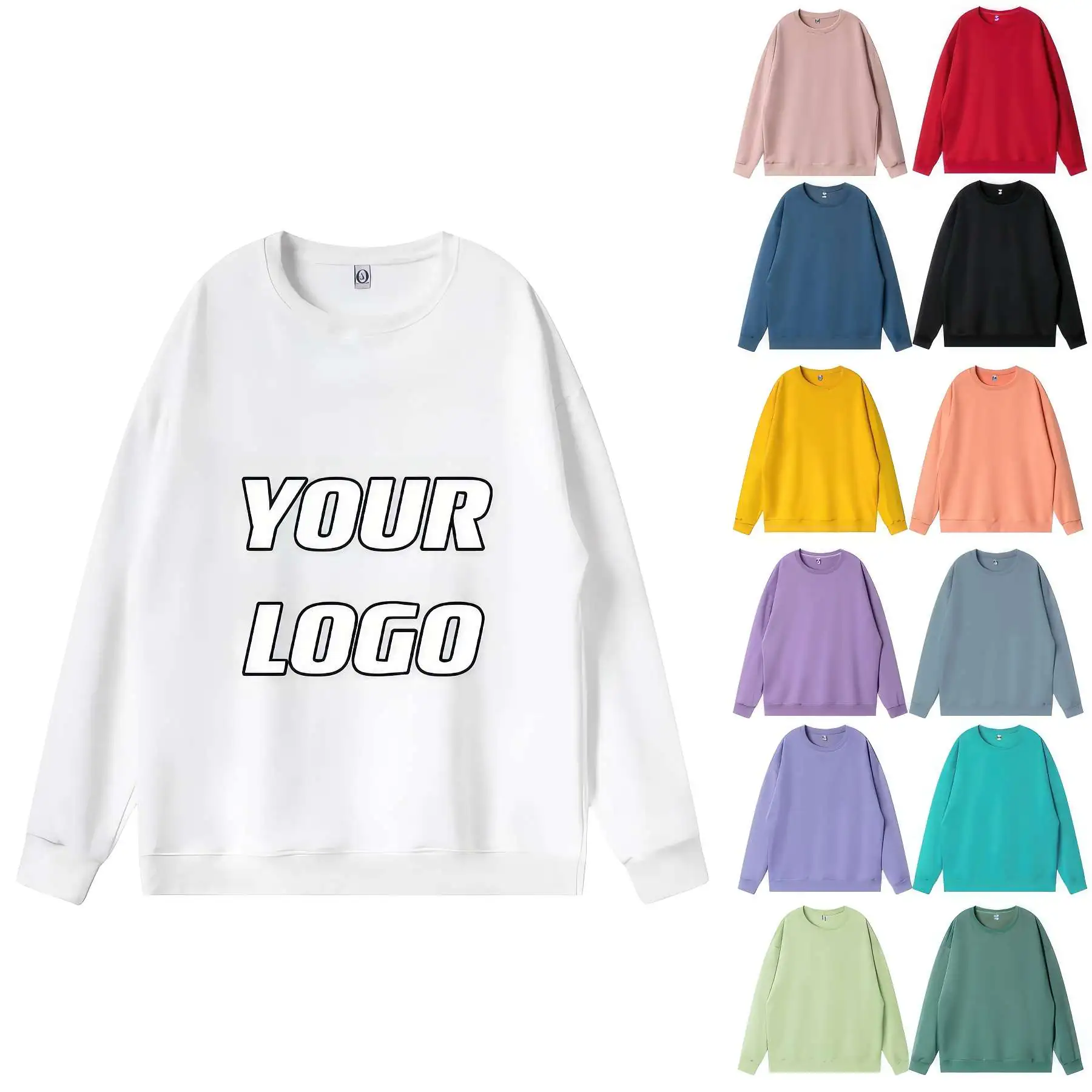 Custom Advertising Long-Sleeve Tops Fashion Pullover
