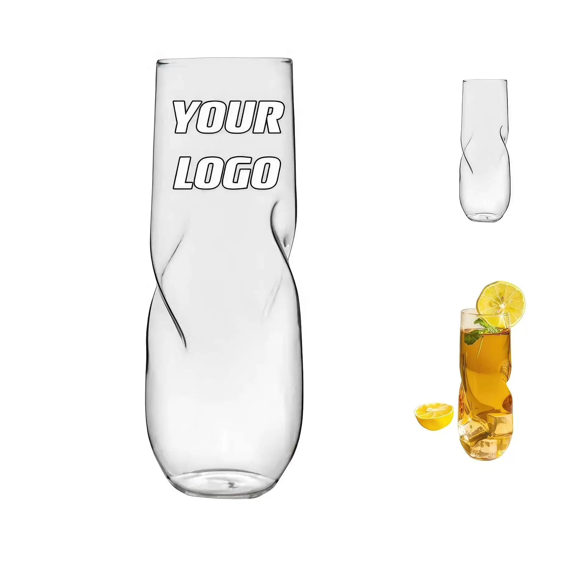 11.8 oz Unique Shape Design Wine Glass Coffee Milk Tea Cups