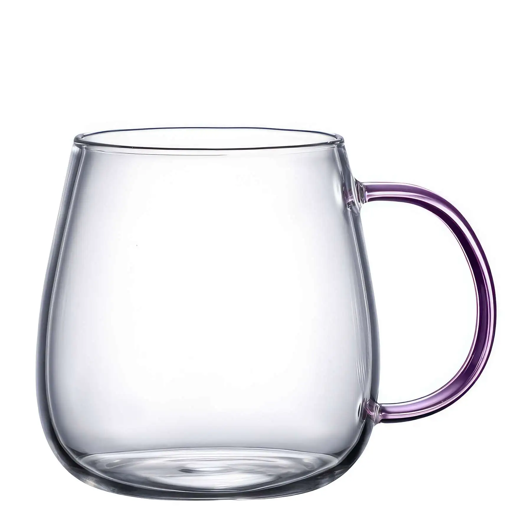 15.2 oz Glass Coffee Milk Tea Cups - Image 2