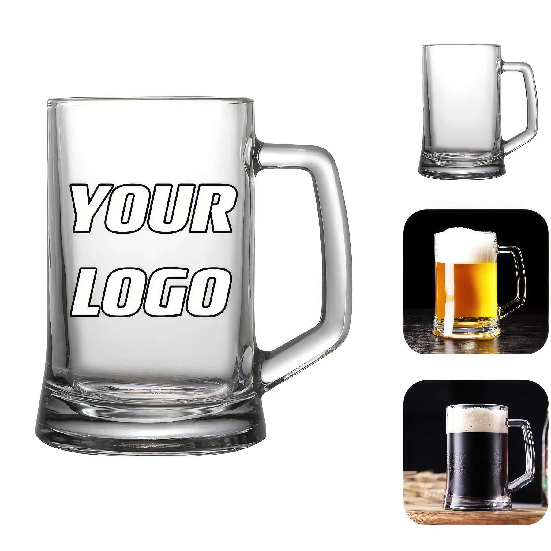 17 oz Craft Beer Glass Bar Cups Mugs