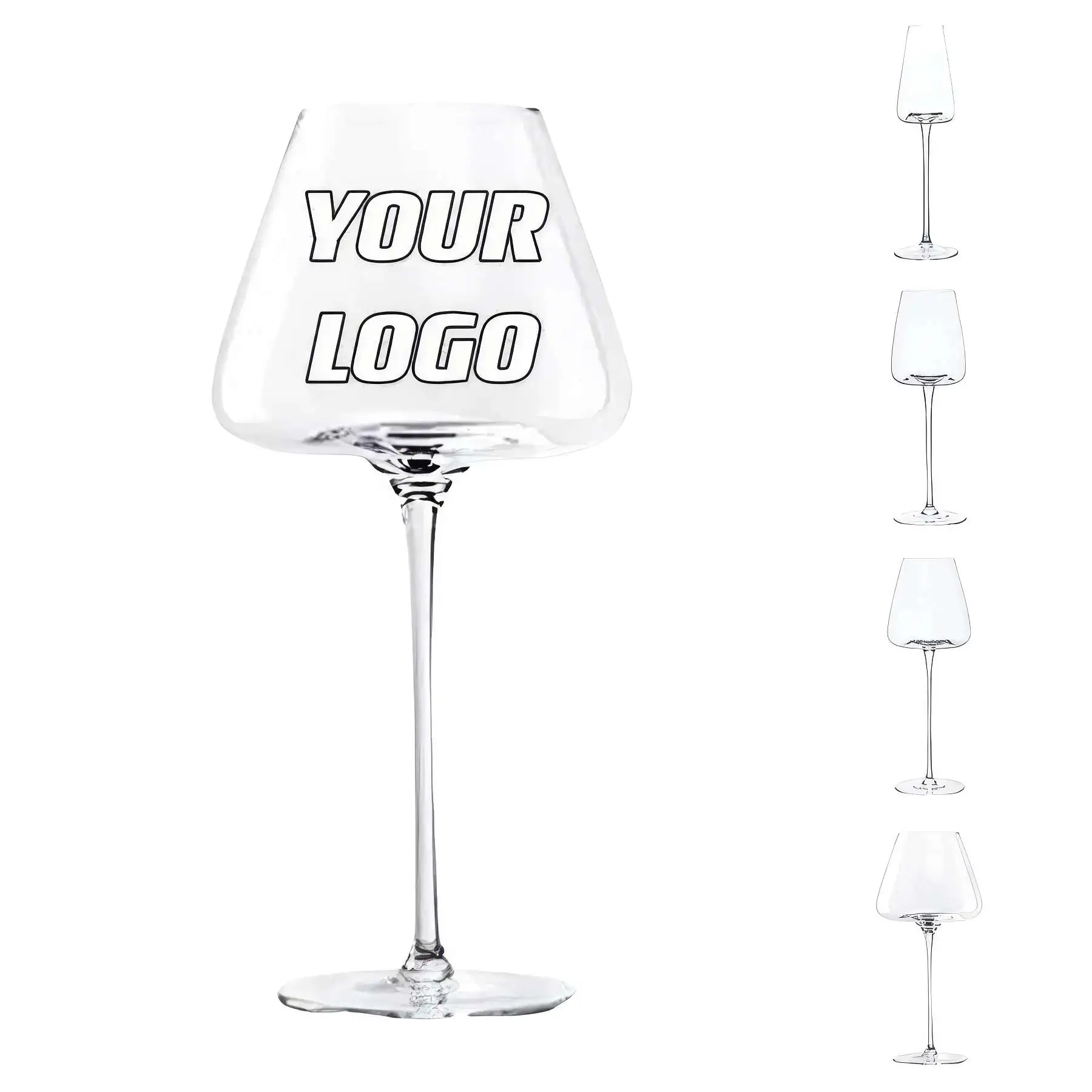 19.8 / 24 oz Burgundy Wine Glass Champagne Cups