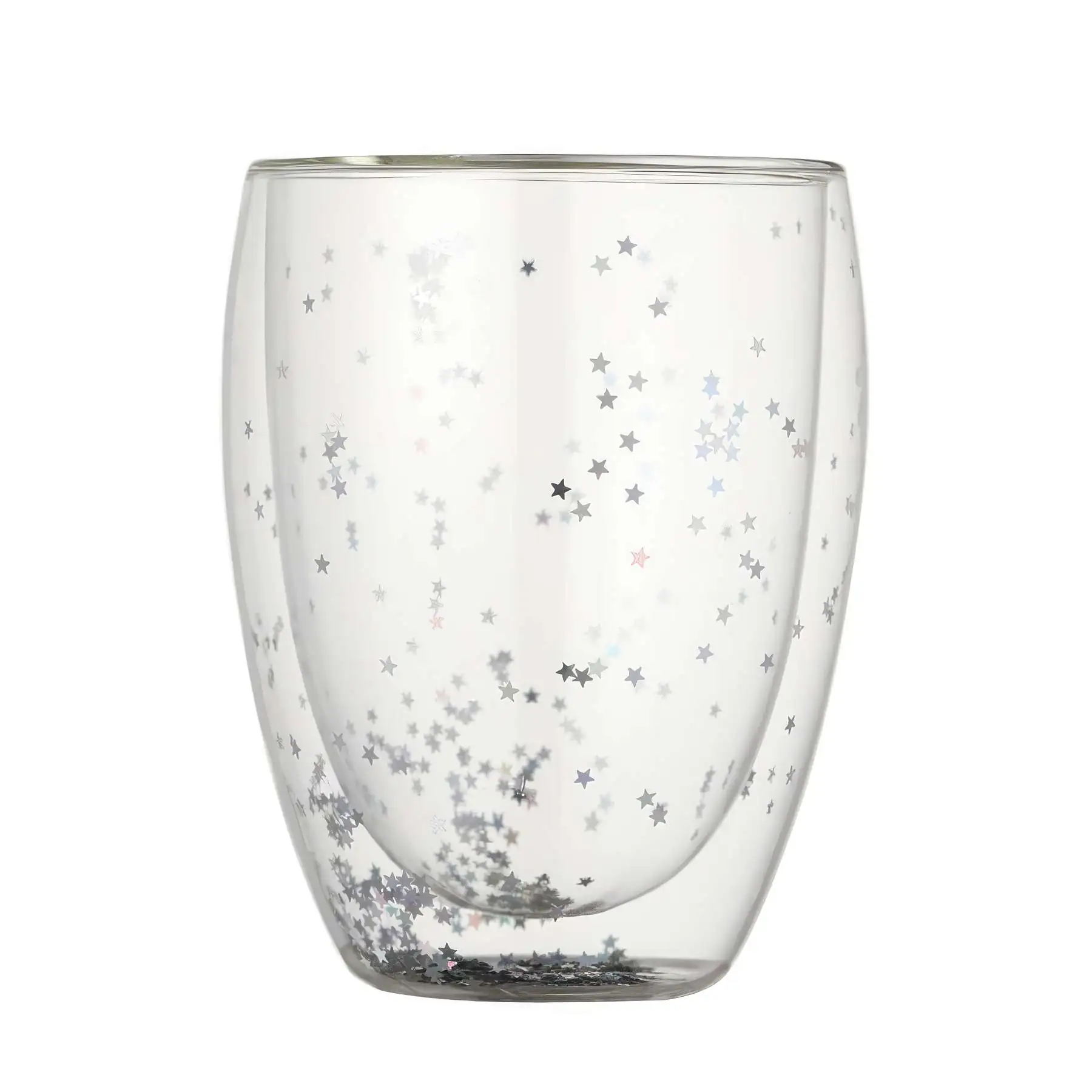 11.8 oz Shining Star Sequins Wine Glasses Coffee Milk Cups - Image 2