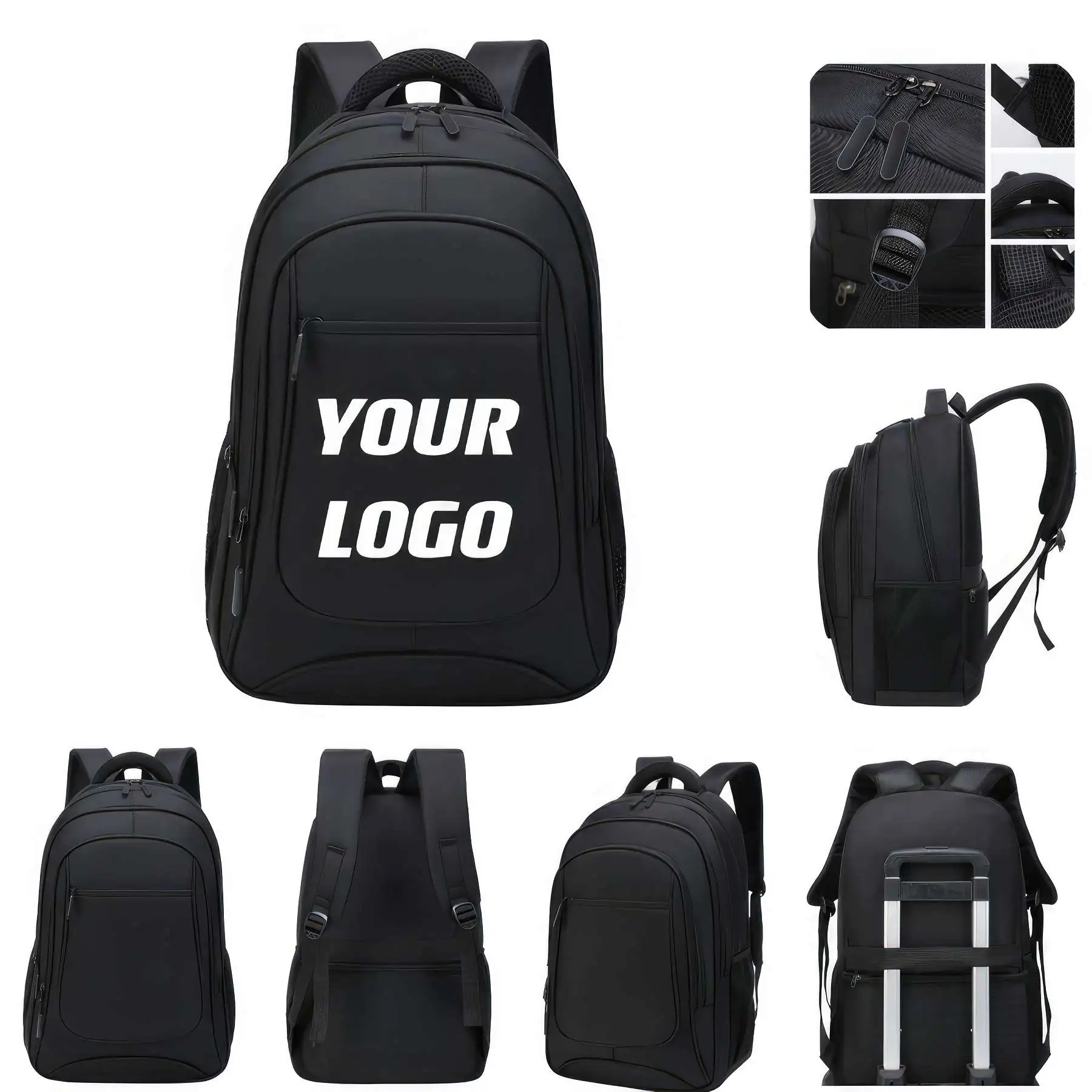 Classic Casual Business Laptop Backpack Sports Bag