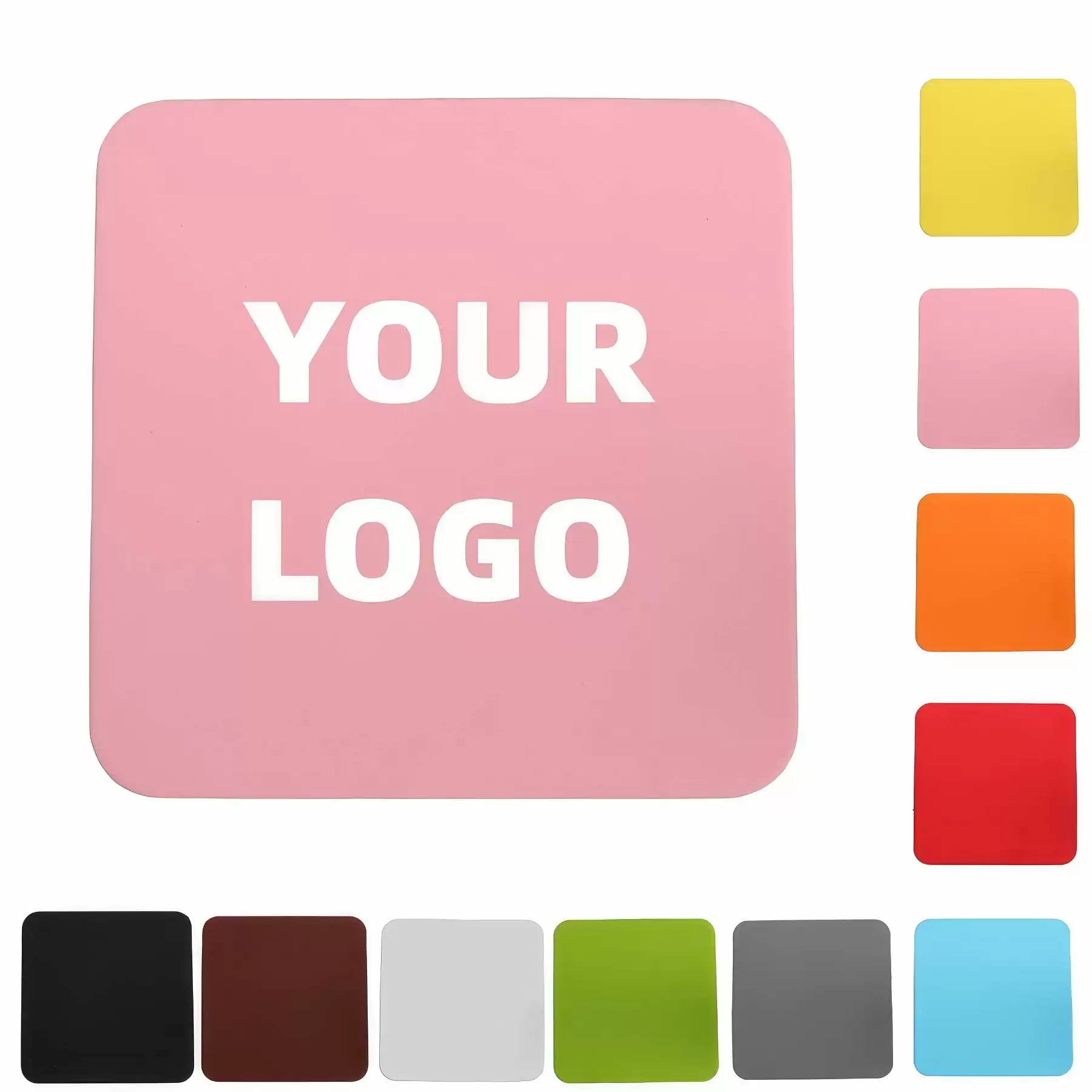 Square Silicone Coasters For Drinks