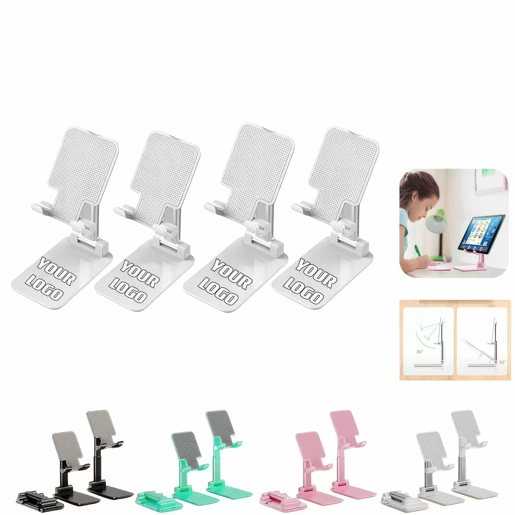 Custom Adjustable Desk Cell Phone Stand