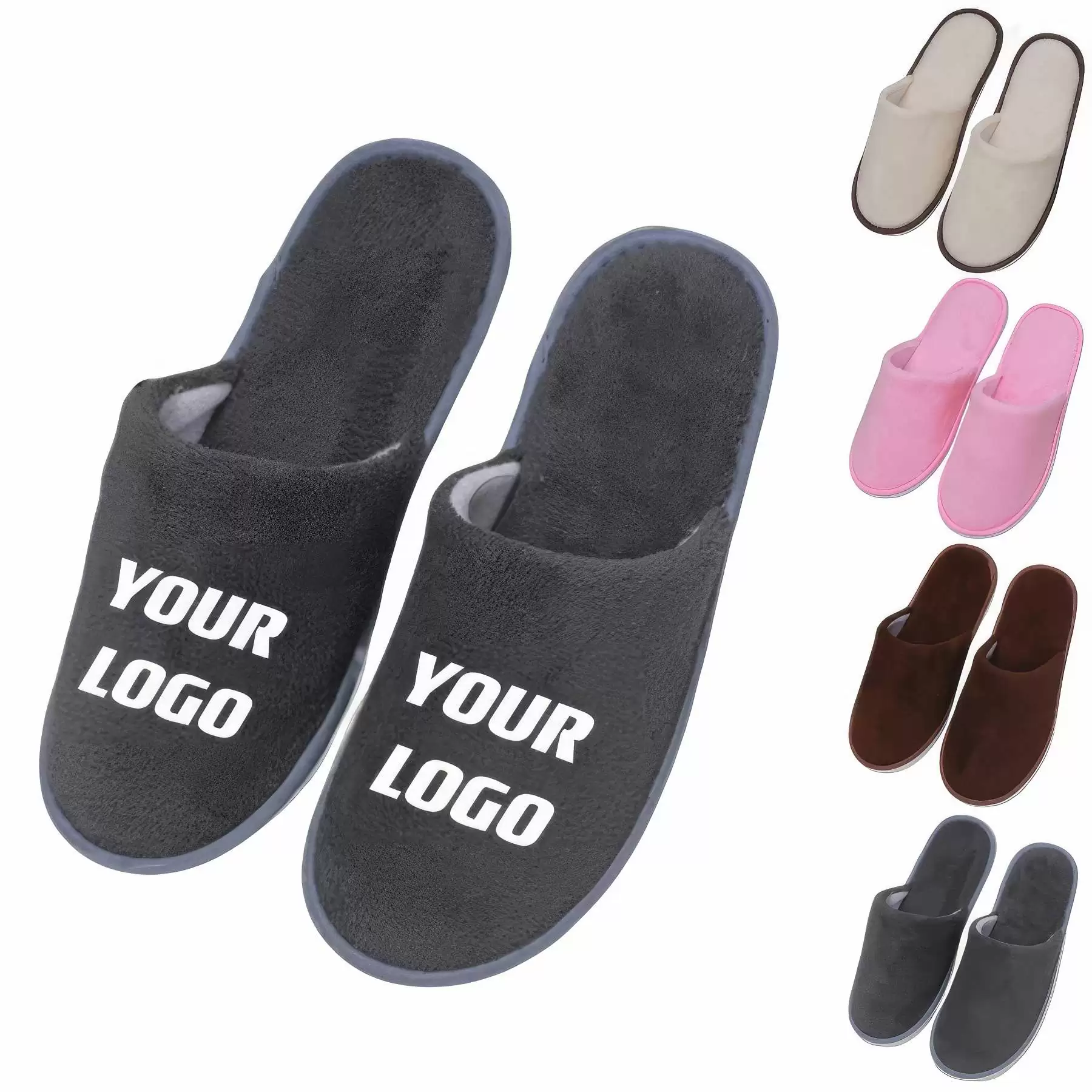 Custom Disposable Non-slip Spa Slippers