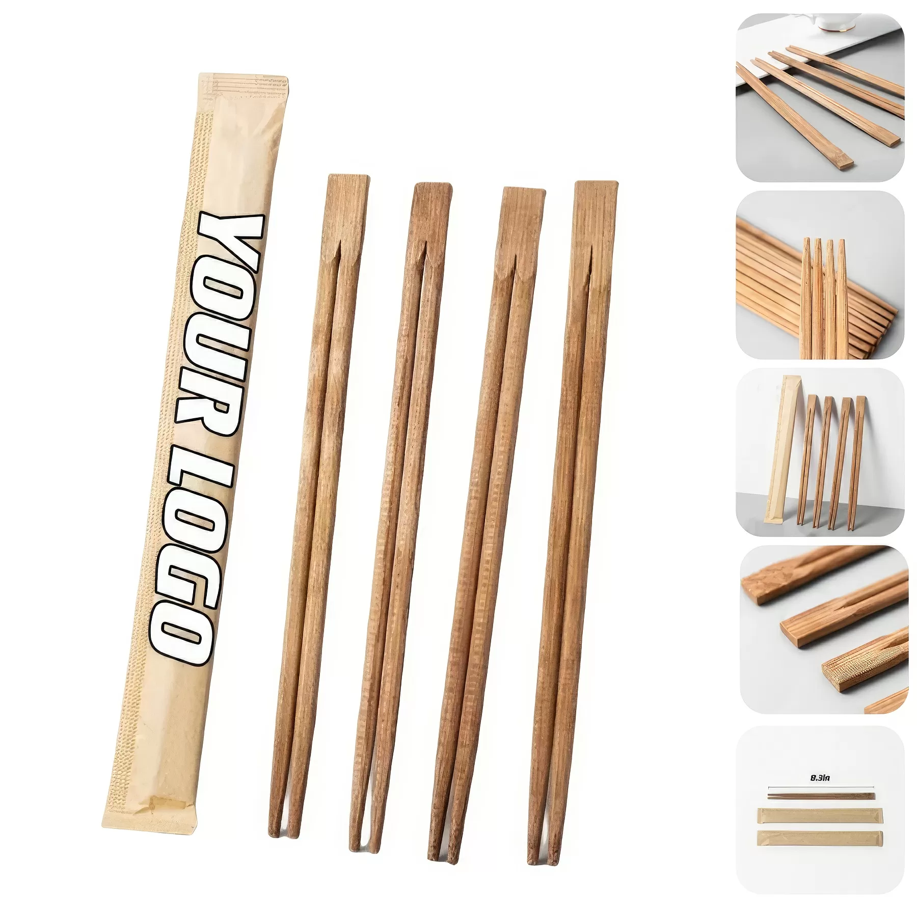 Custom Disposable Bamboo Chopsticks For Chinese Food