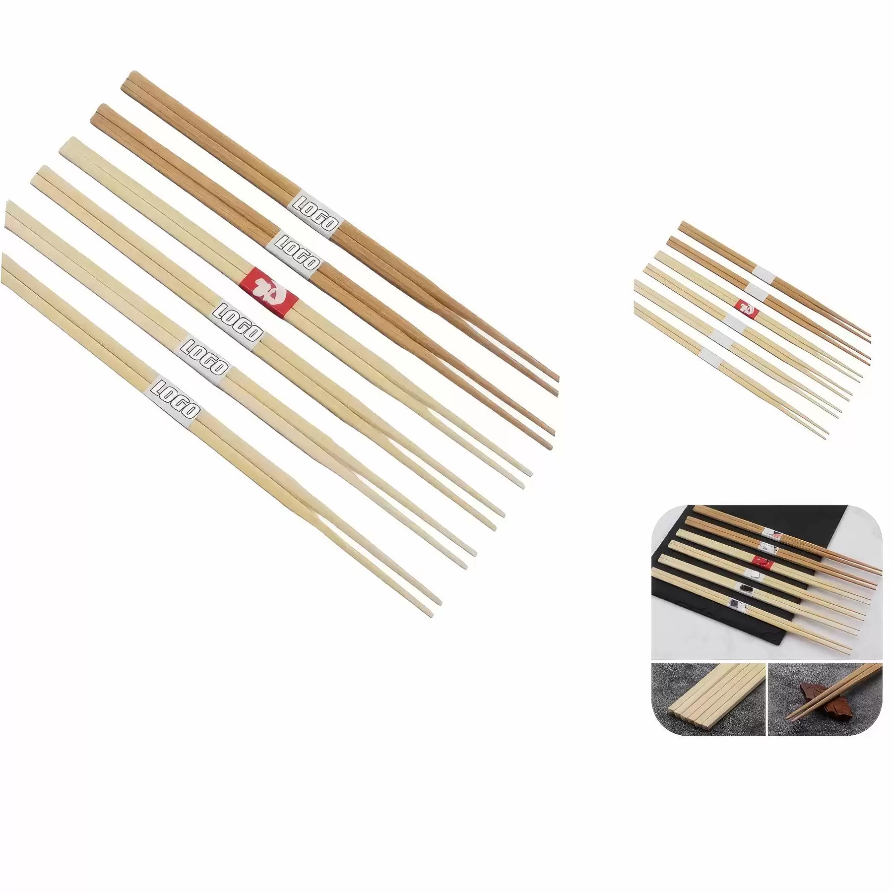 Custom One-Off Bamboo Chopsticks For Chinese Restaurant