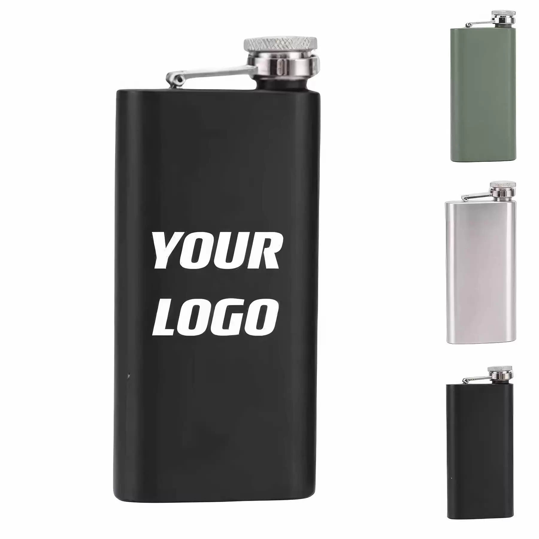 Custom 5 oz Stainless Steel Liquor Flask
