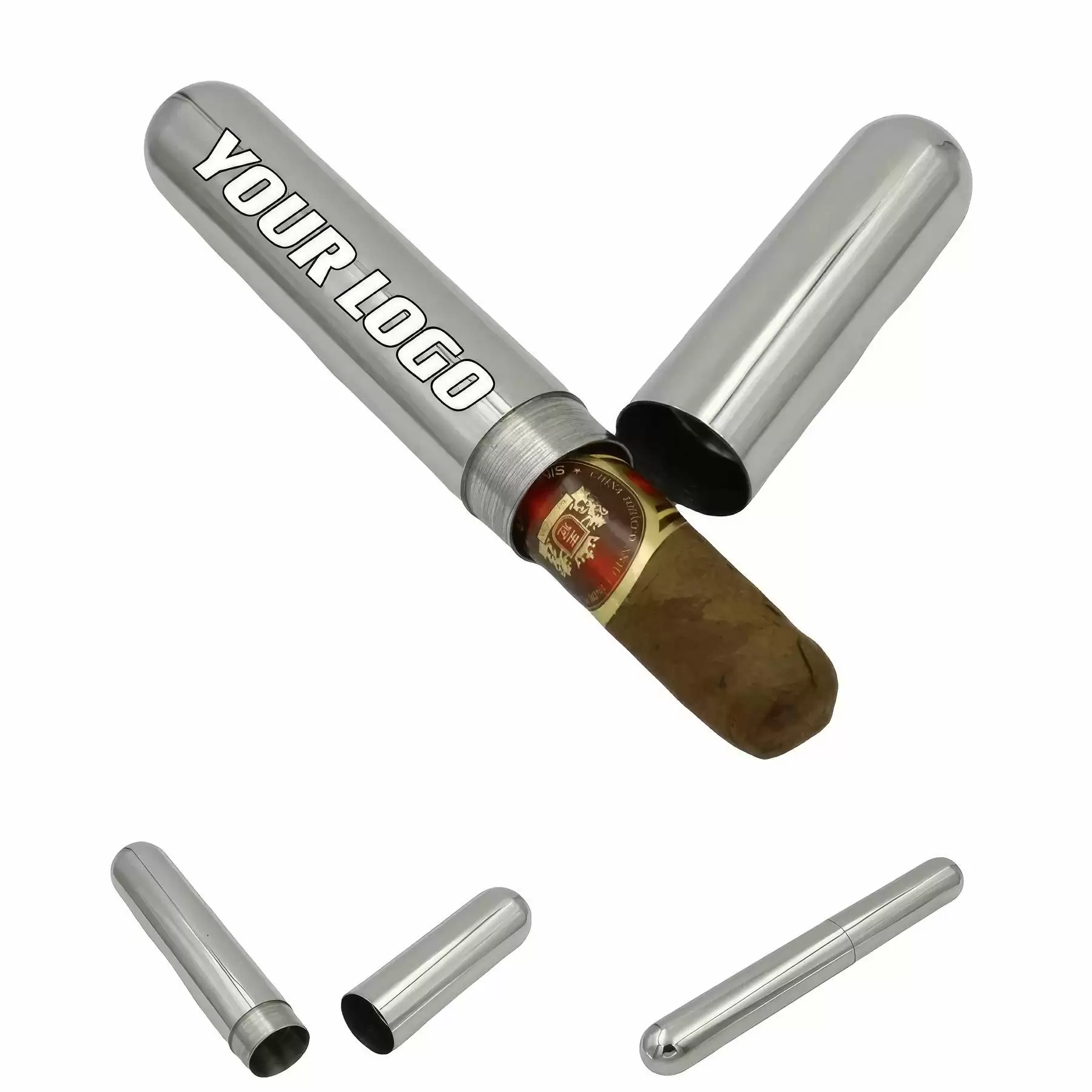 Custom Stainless Steel Cigar Tube