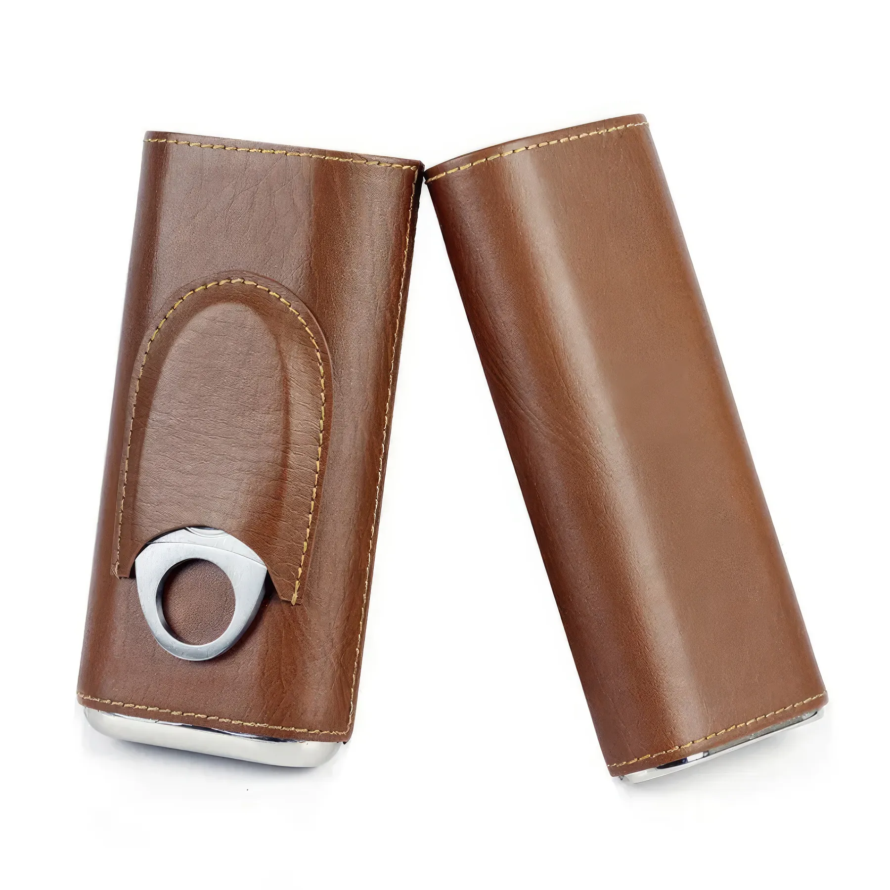 Gifts For Men Customizable Leatherette Cigar Case - Image 2