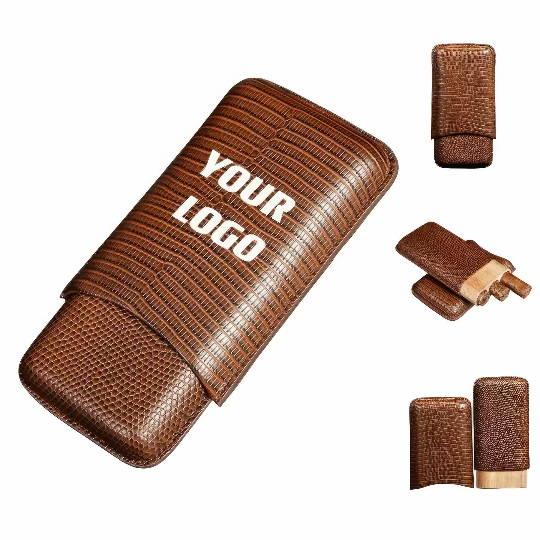 Custom Leatherette Cigar Case Gifts For Men