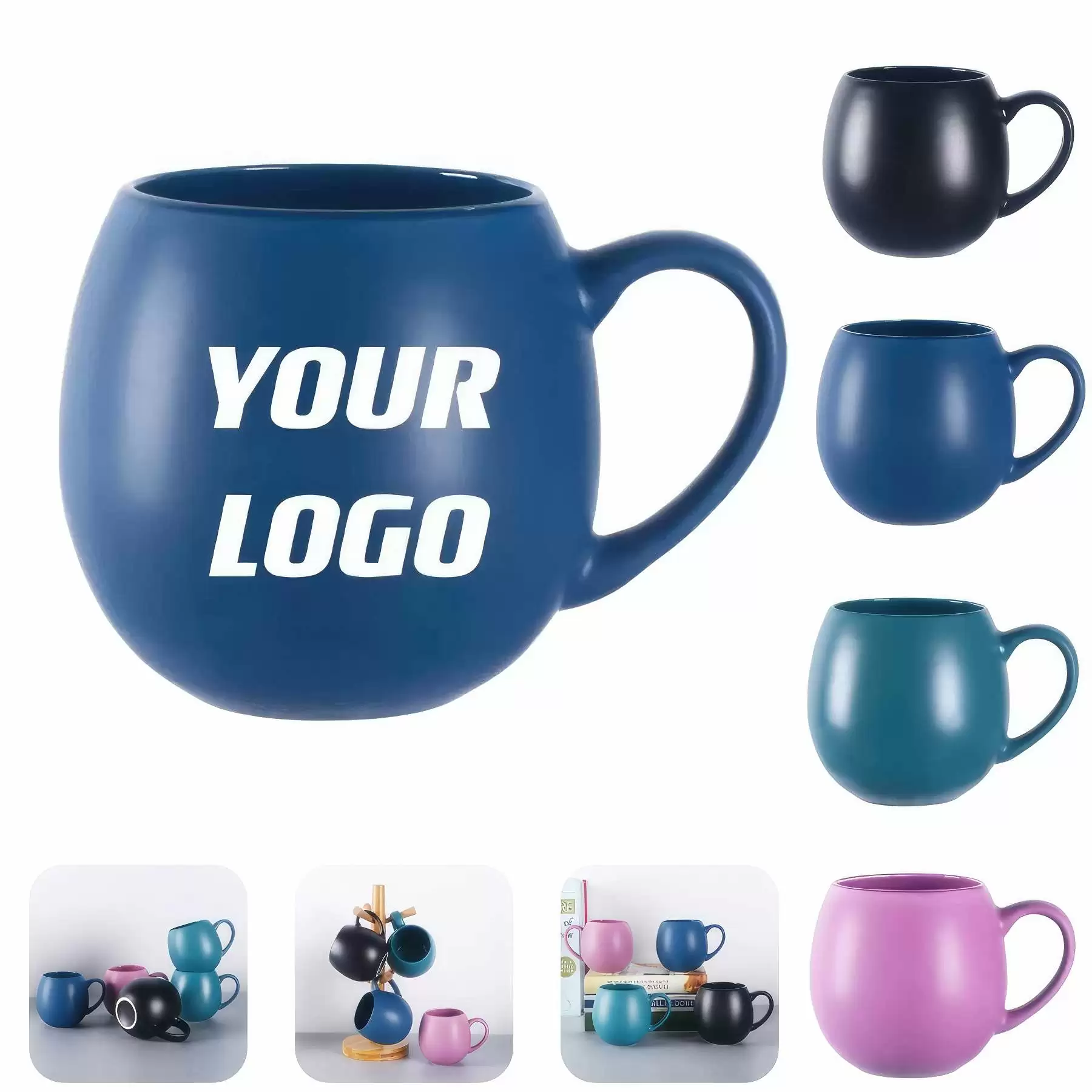 13.5 OZ Large Belly Mug A Warm Gift