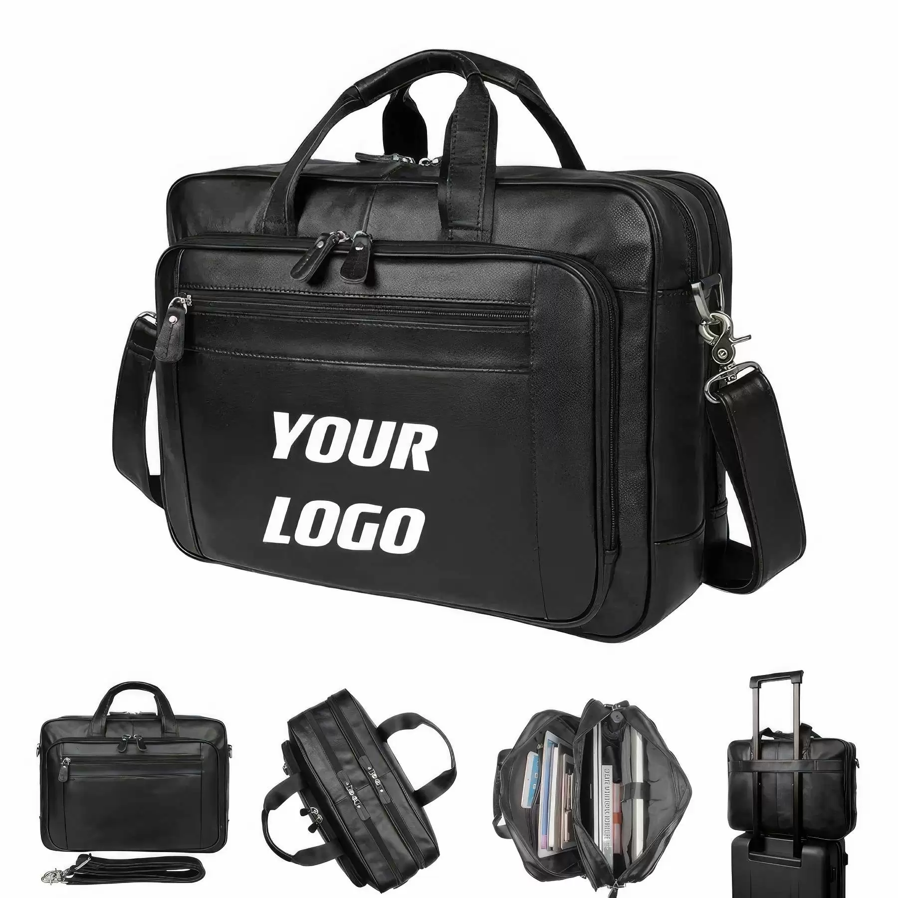 Custom Handmade Genuine Leather Briefcase