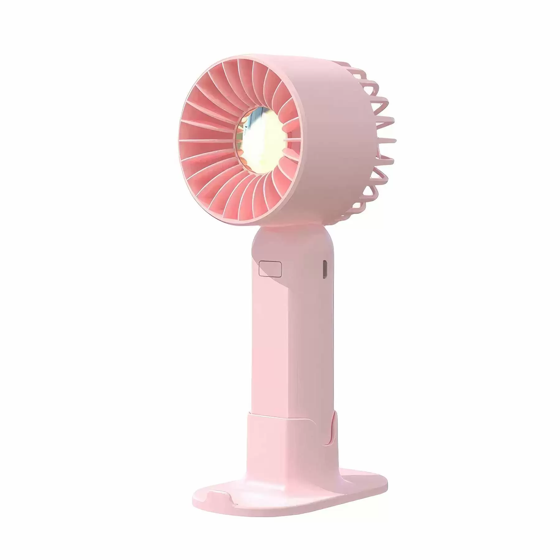 Mini Handheld Fan With Phone Holder Base - Image 2
