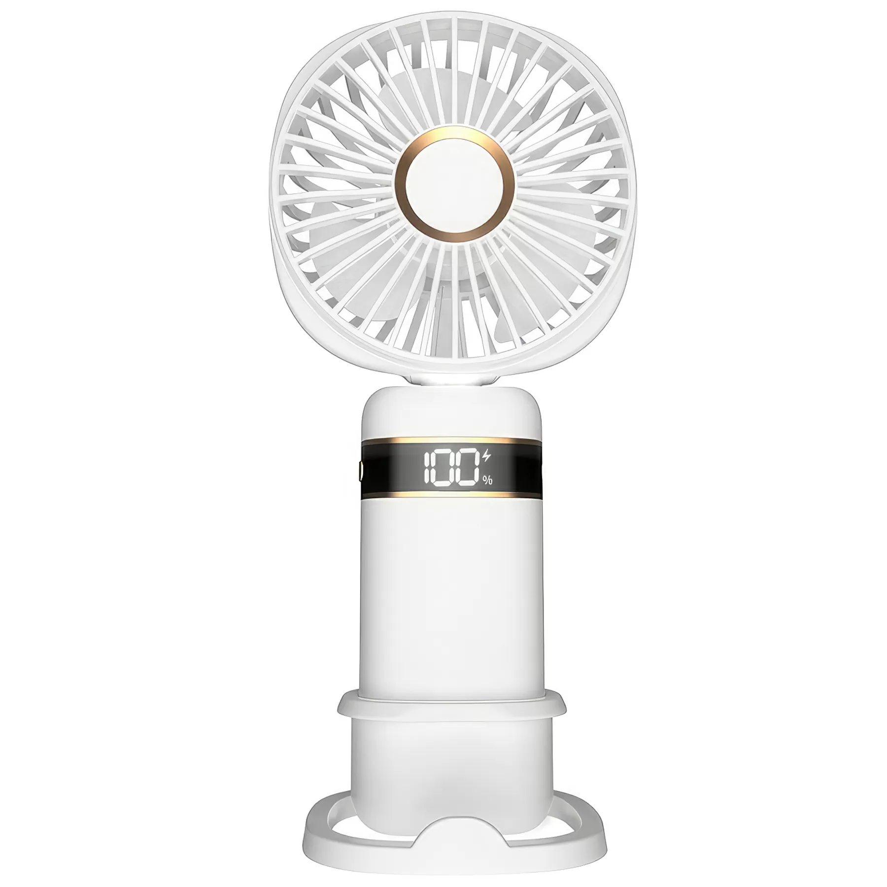 Customizable Mini Fan With Phone Holder Base - Image 2