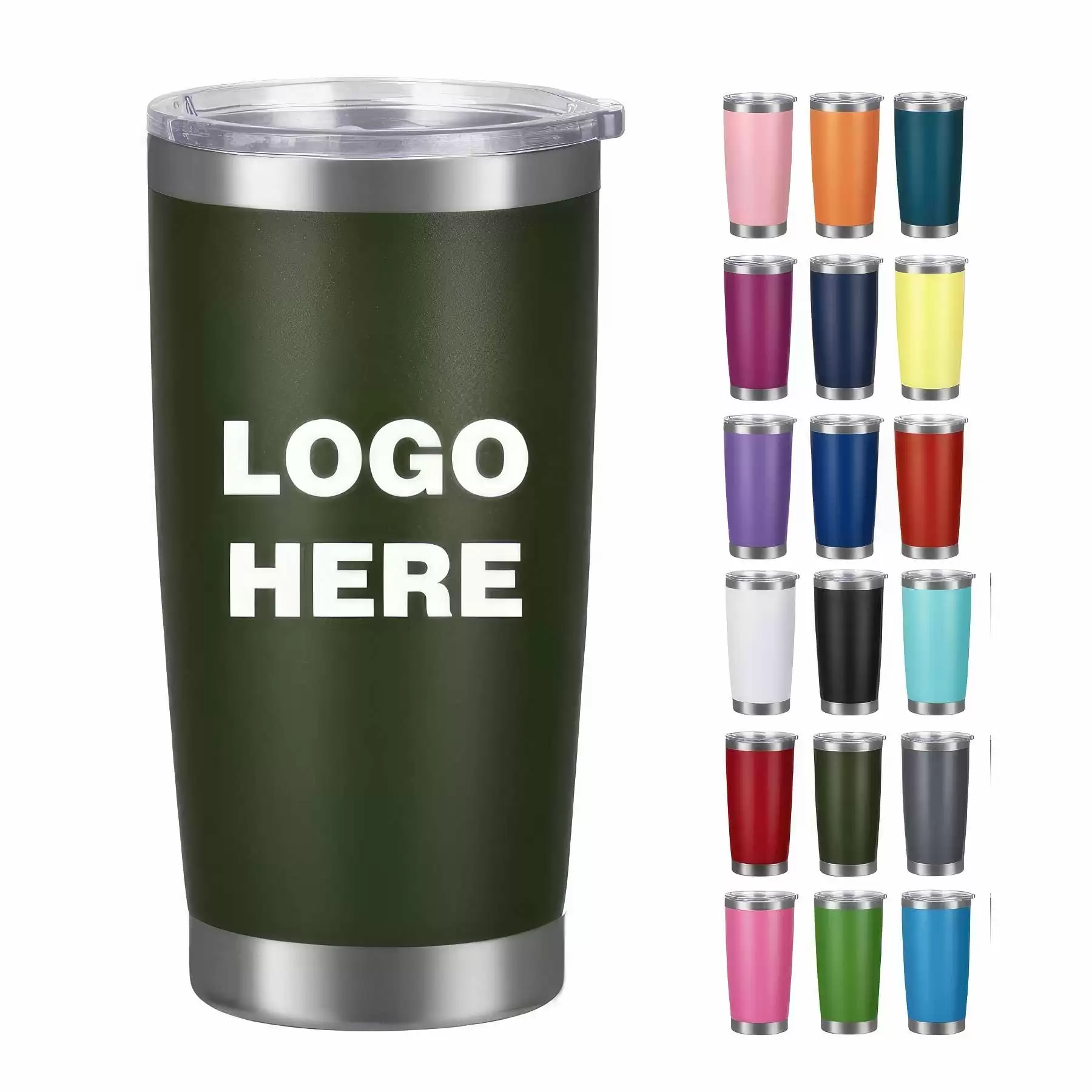 Custom 20 oz Stainless Steel Vacuum Insulated Tumbler