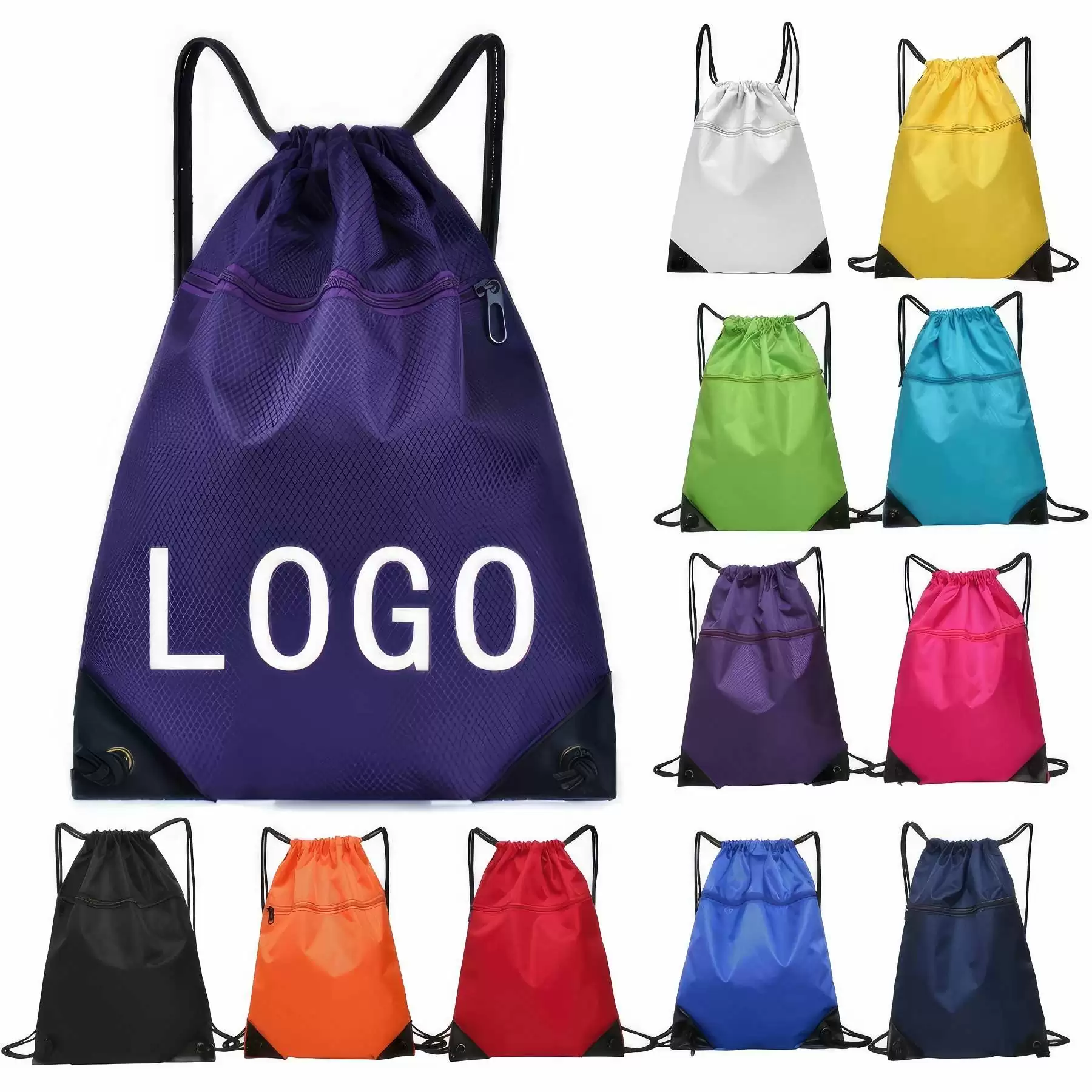 Oxford Fabric Drawstring Gym Bag