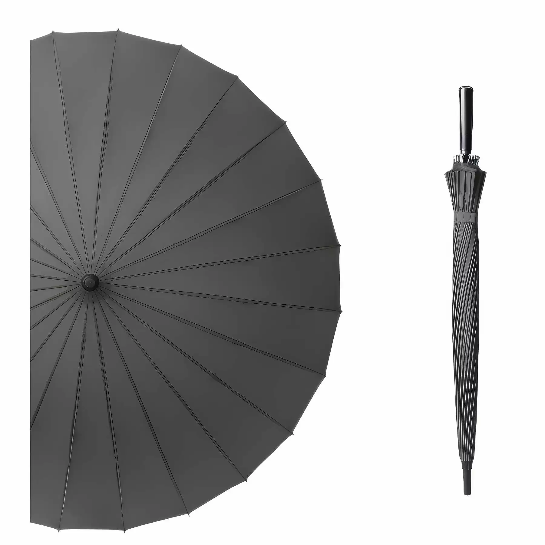 Custom 24-bone Straight Handle Umbrella - Image 2