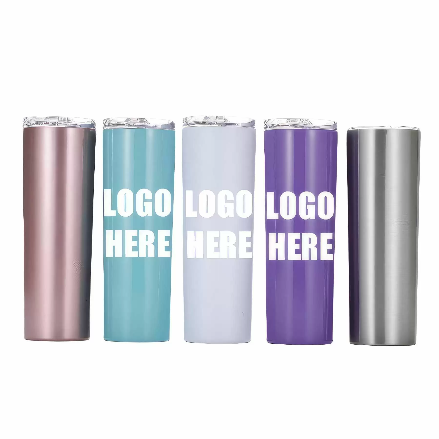 Custom 20 oz Stainless Steel Straight Straw Cup