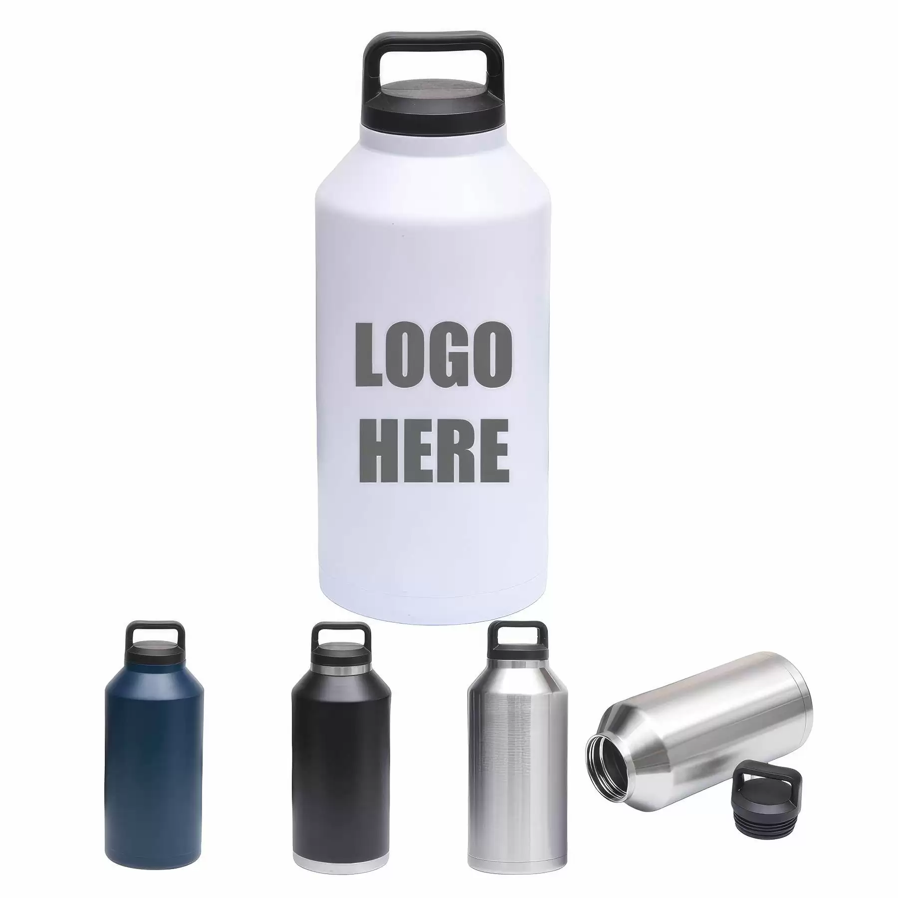 Custom 64 oz Stainless Steel Water Bottle