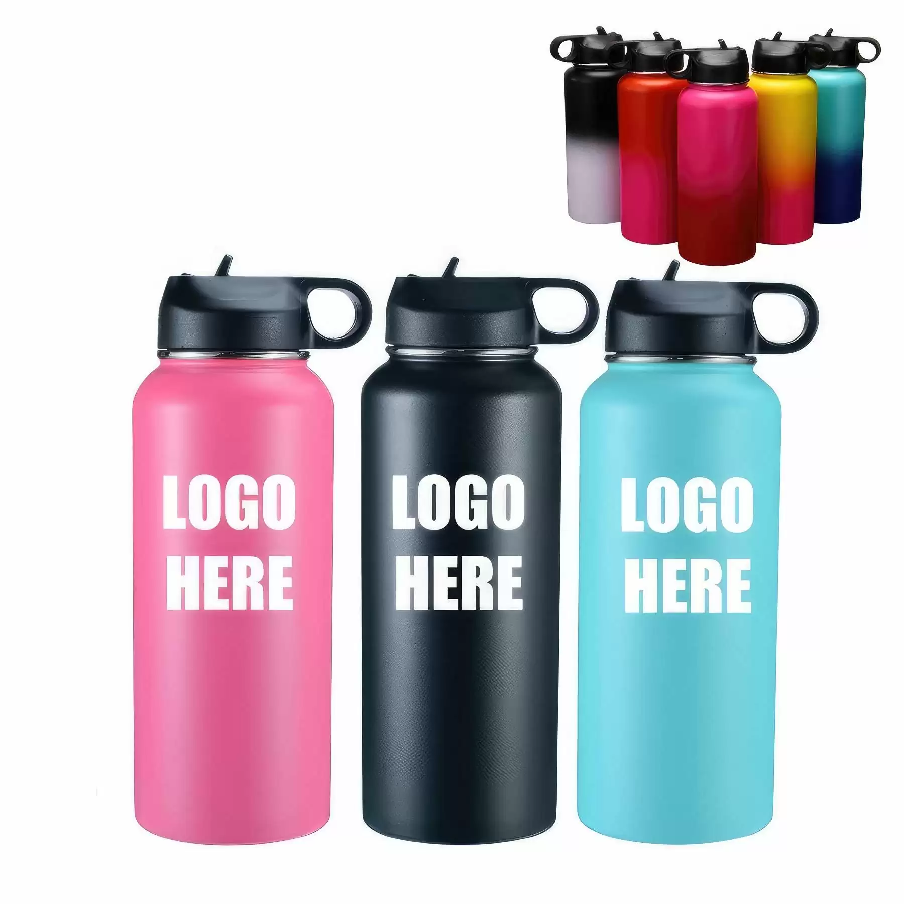 Custom 32 oz Stainless Steel Water Bottle