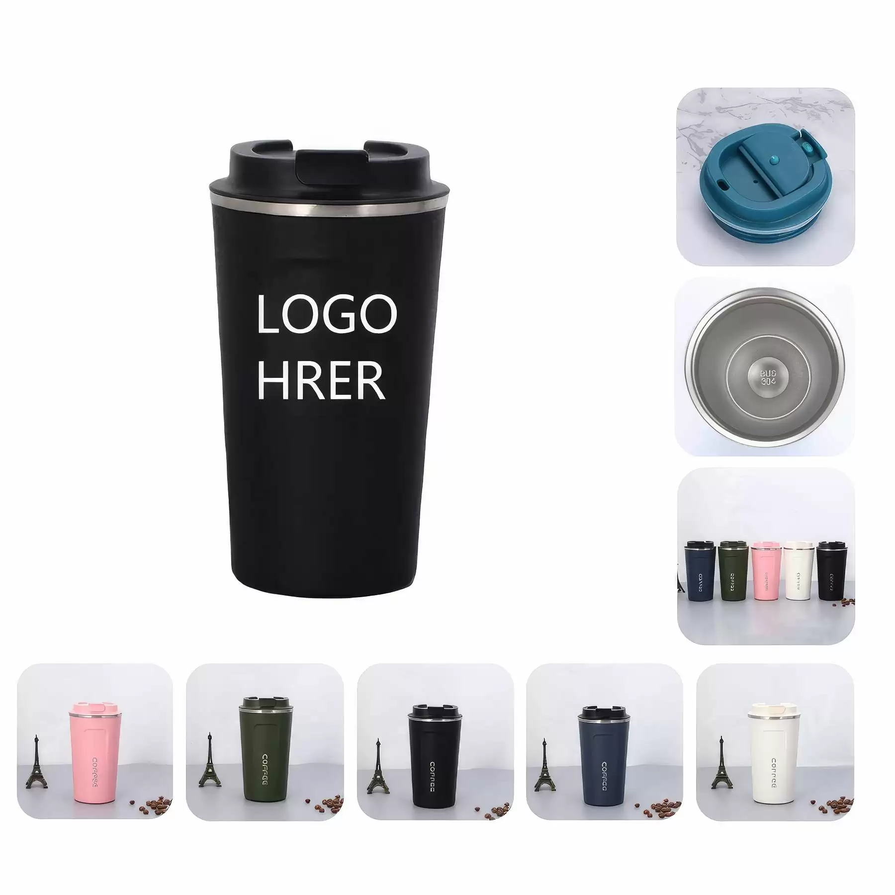 Custom 17 oz Stainless Steel Travel Coffee Mug