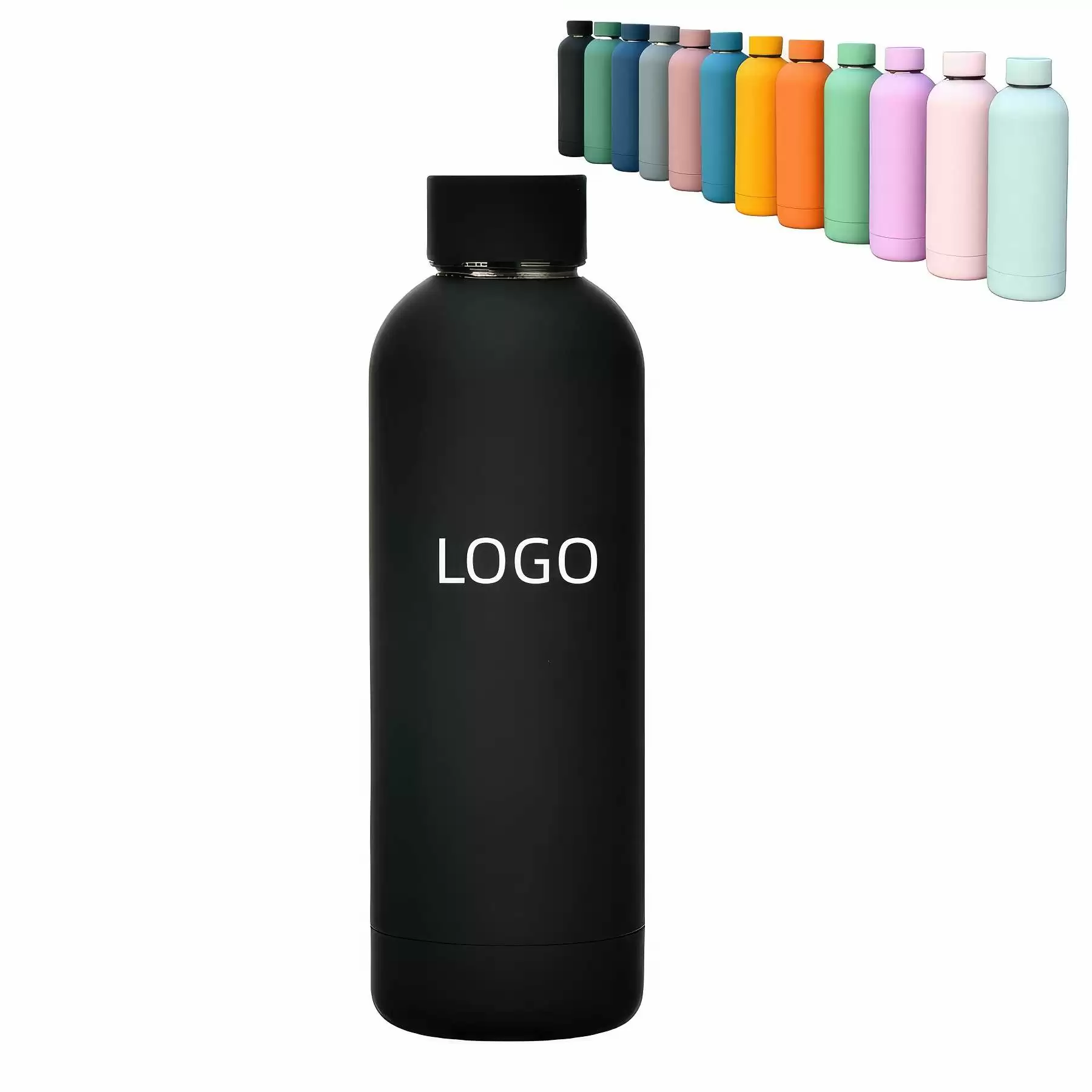 Custom 17 oz Stainless Steel Frosted Water Bottles