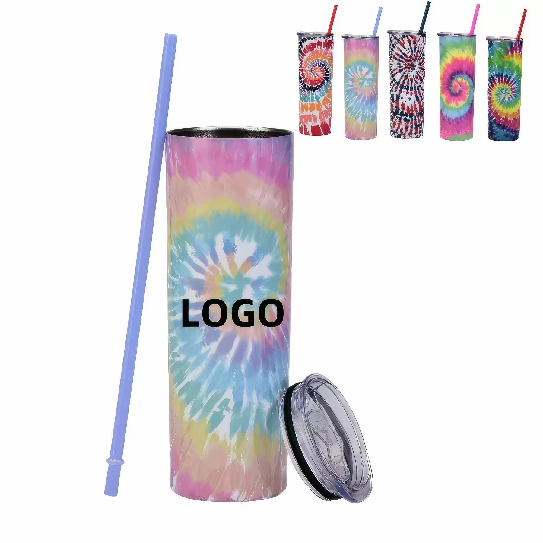 Tie-dye Stainless Steel Vacuum Insulated Tumbler