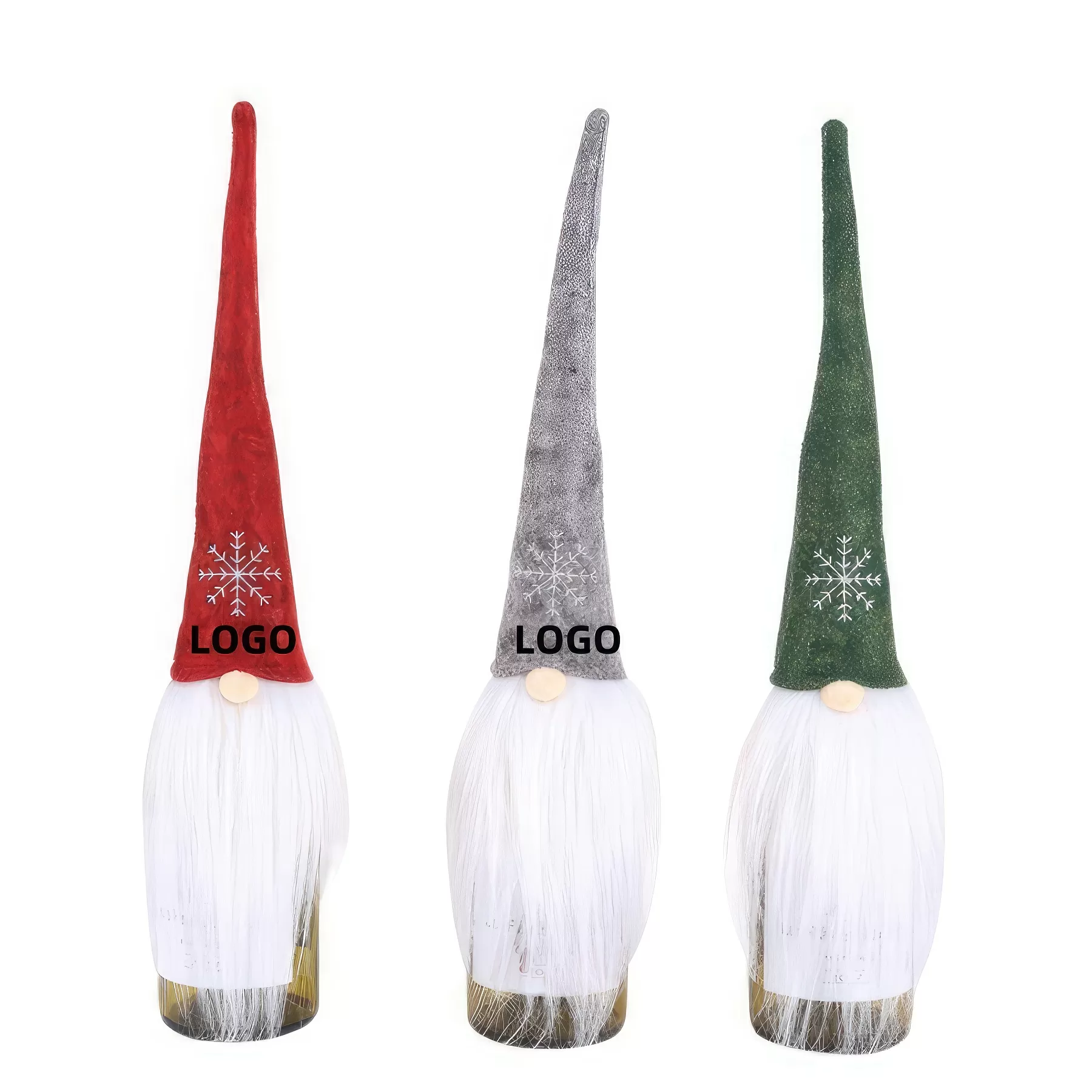 Christmas Hat Shape Champagne Bottle Cover
