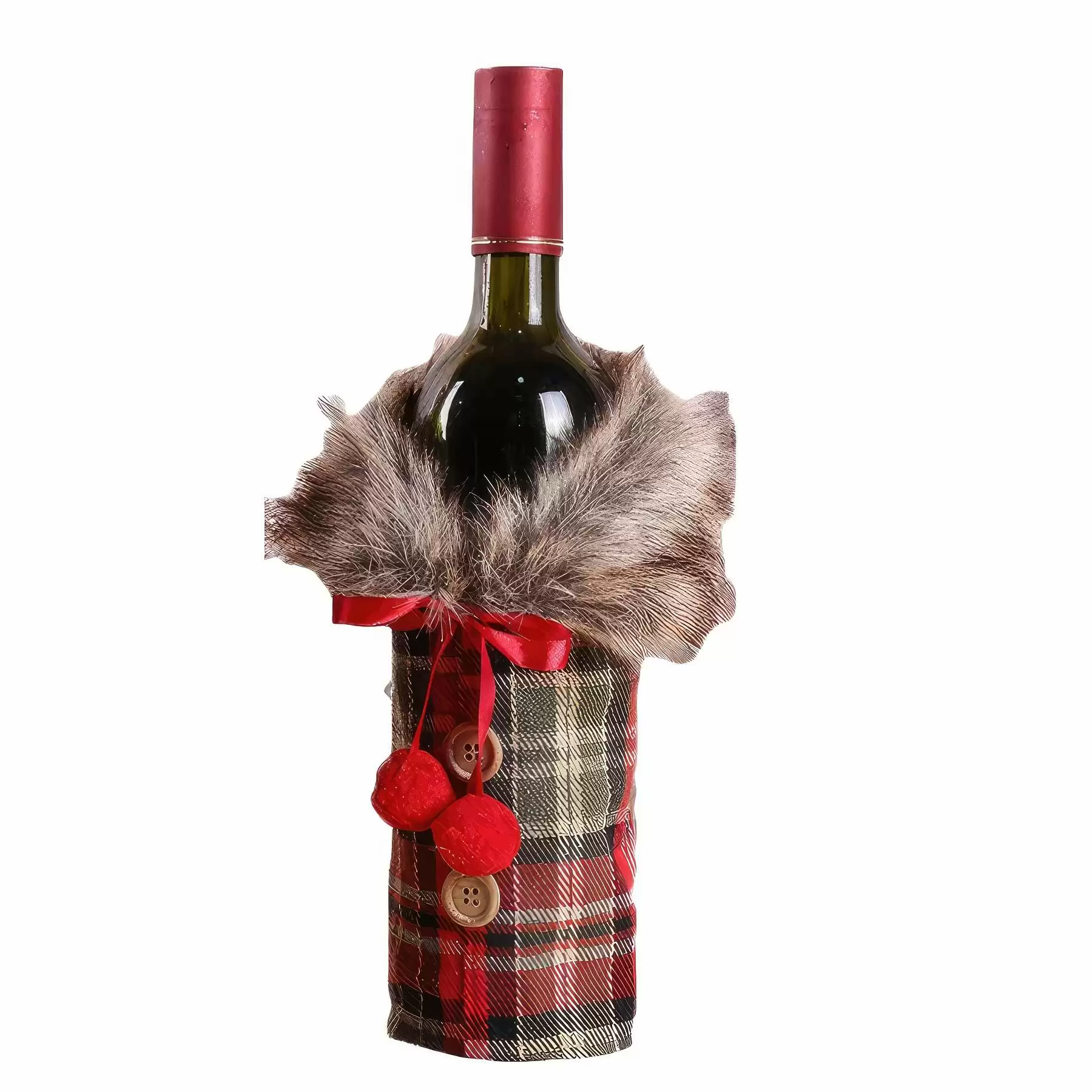 Christmas Wine Bottle Cover
