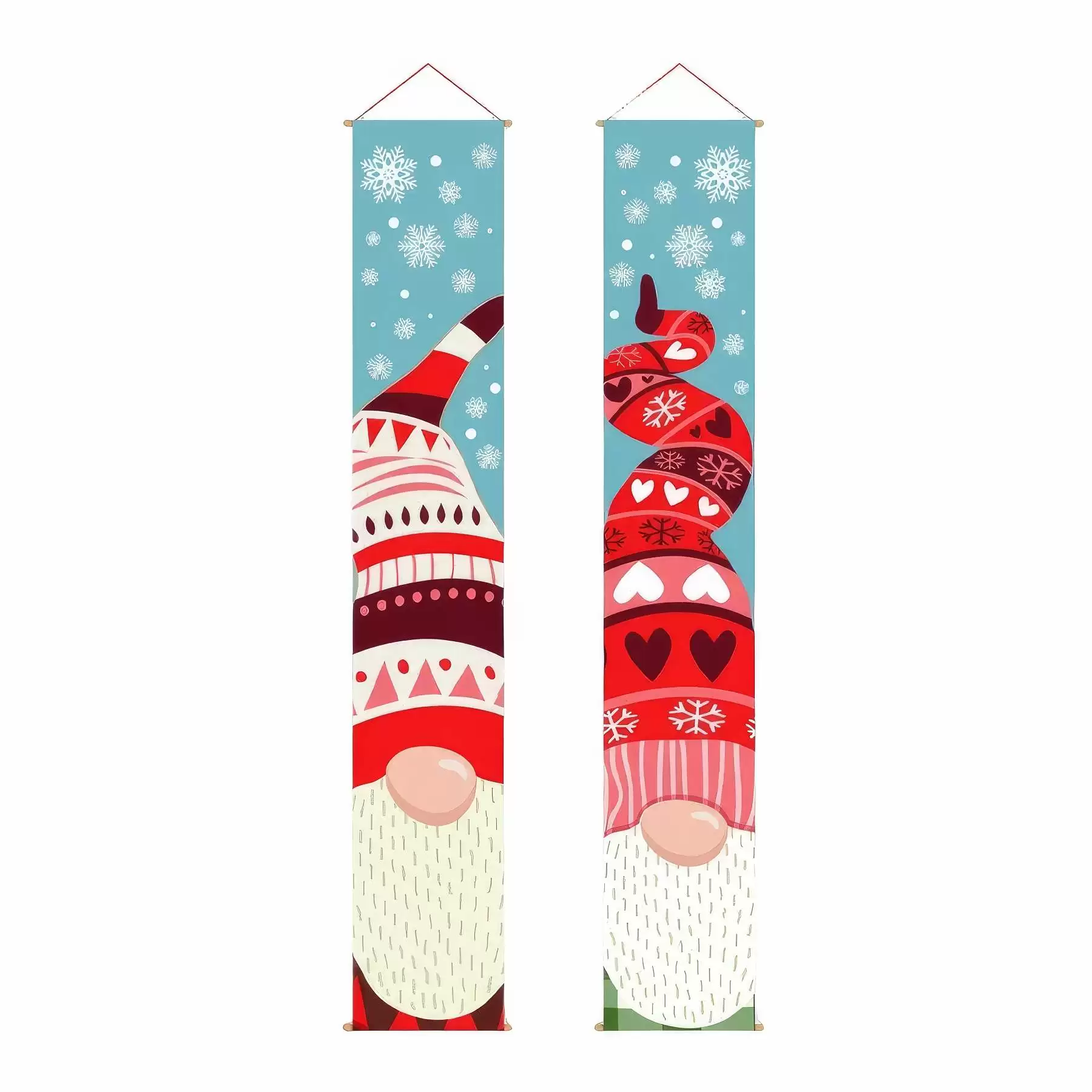 2 PCS Christmas Outdoor Decoration Banner - Image 2