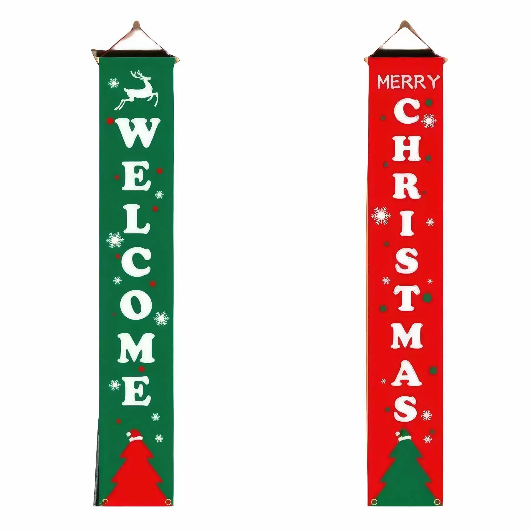 2 PCS Christmas Outdoor Decoration Banner - Image 2