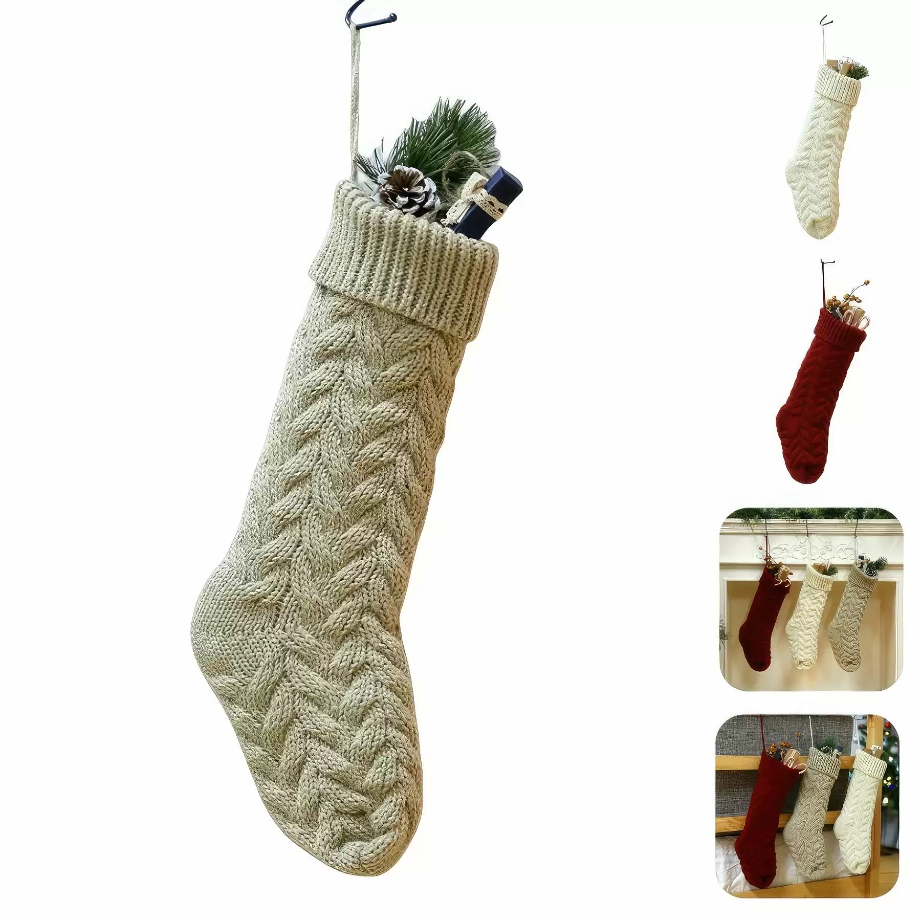 Knitted Christmas Stocking