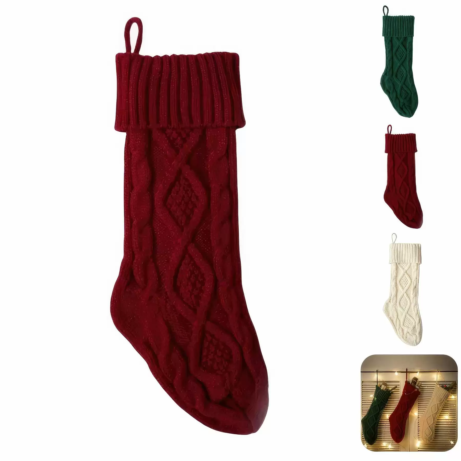 Knitted Christmas Stocking
