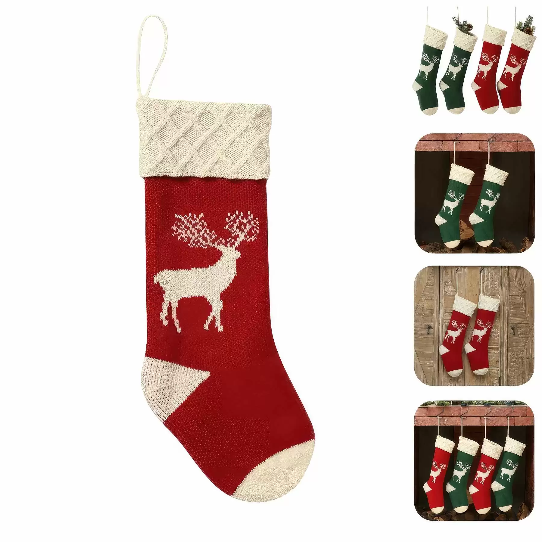 Knitted Christmas Stocking