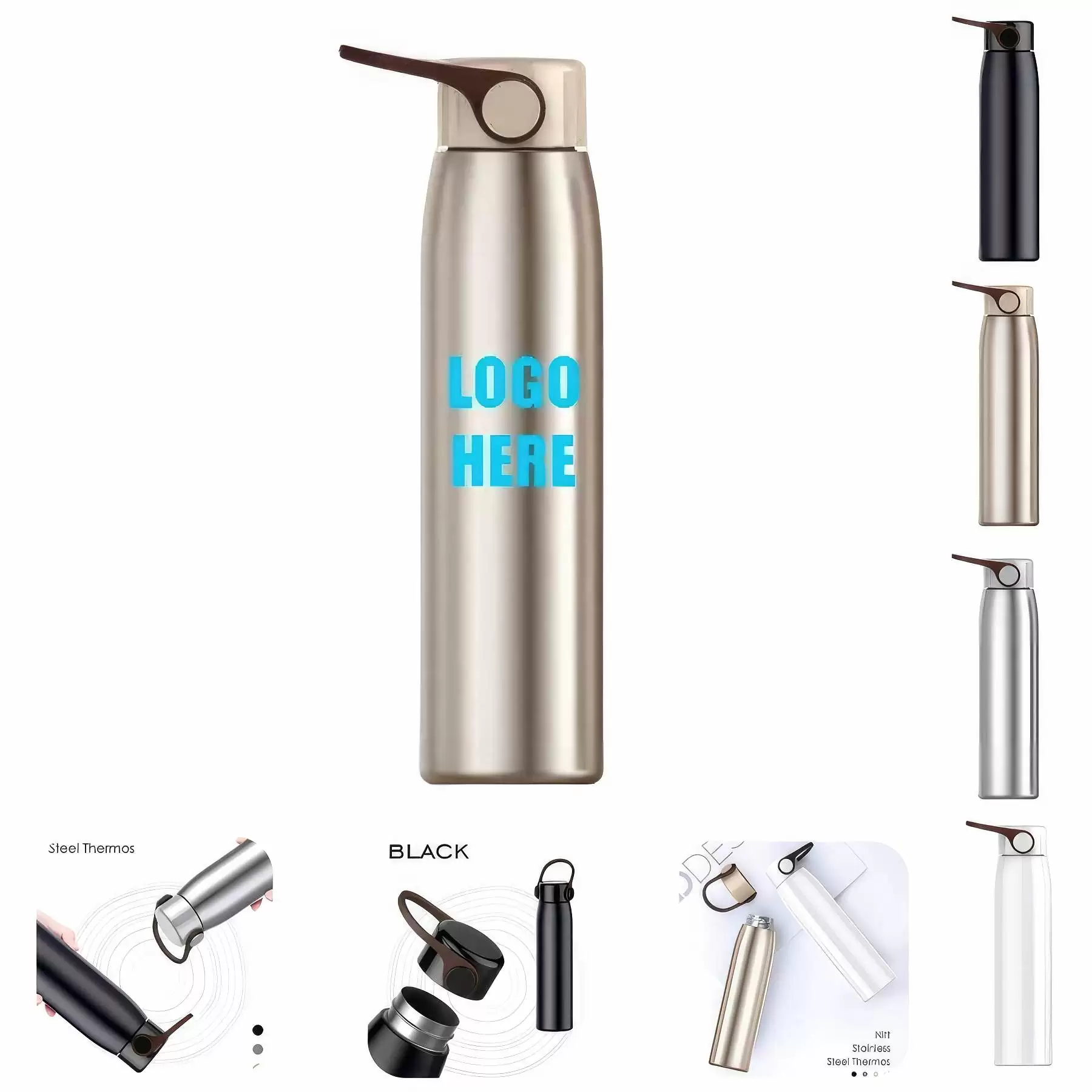 Custom 11 oz Stainless Steel Vacuum Insulated Water Bottle