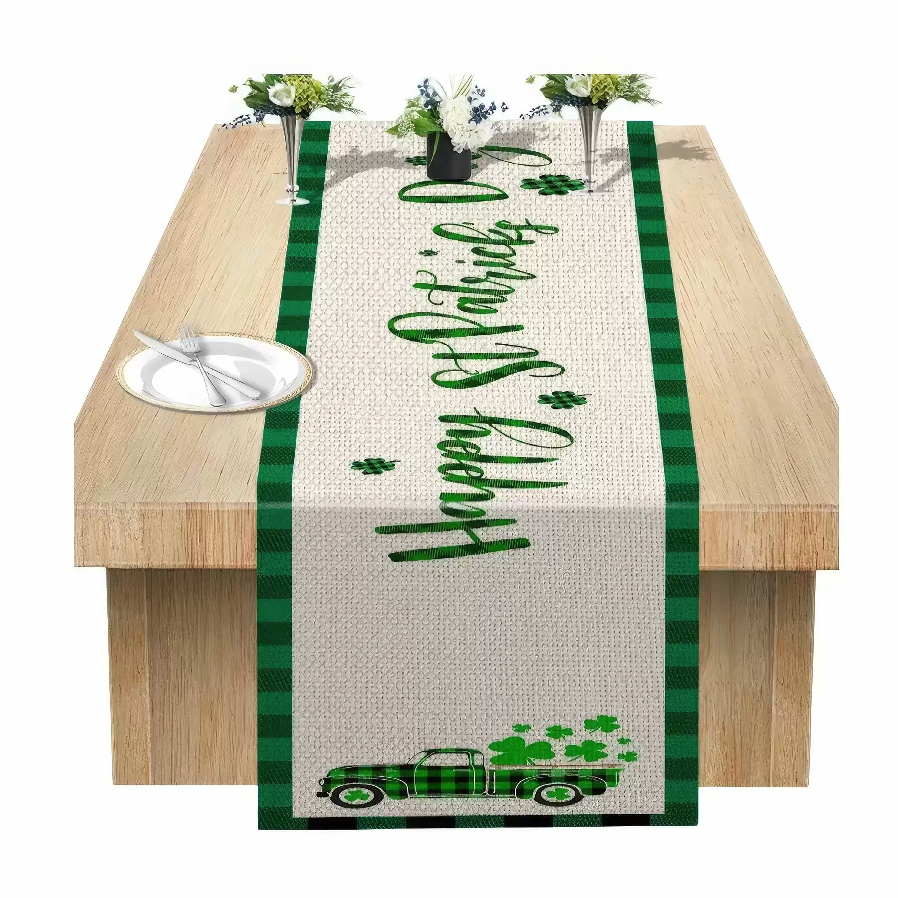 Happy St. Patrick's Day Table Runner - Image 2
