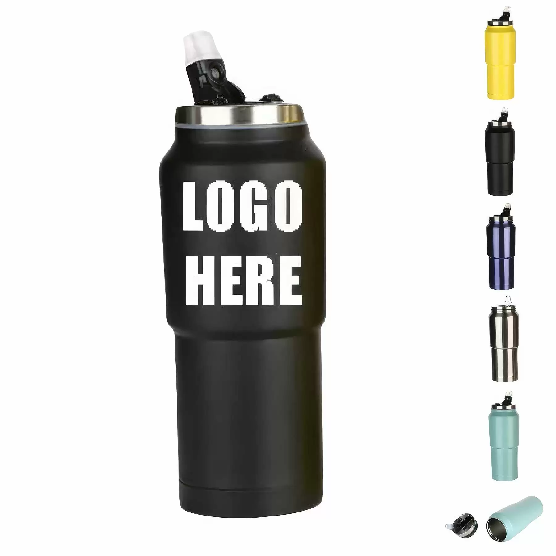 Custom 15 oz Stainless Steel Travel Coffee Mug