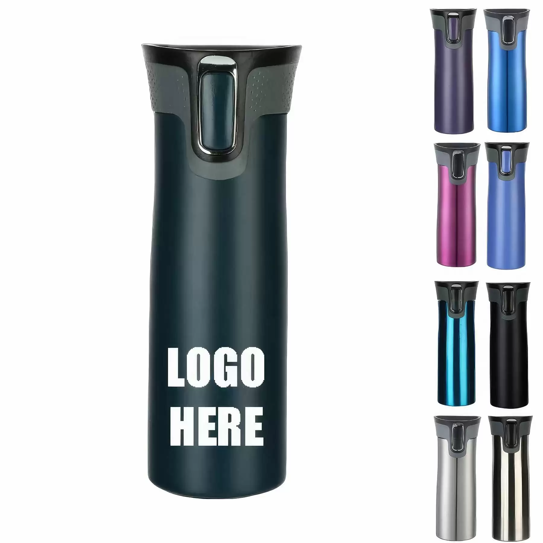 Custom 17 oz Stainless Steel Vacuum Insulated Water Bottle